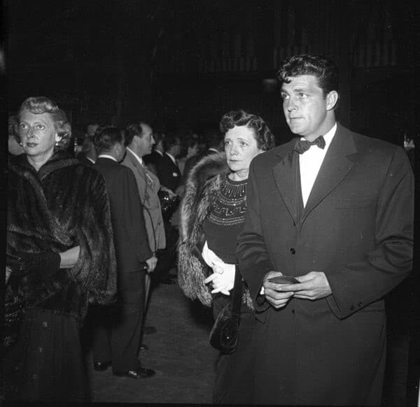 Dale Robertson TV Western Star Candid 1950s Event Original 2 1/4 Camera Negative