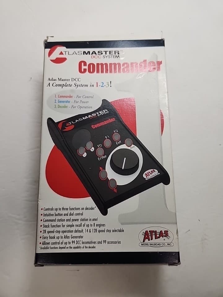 Atlas Master Dcc System Commander 1 Item #330