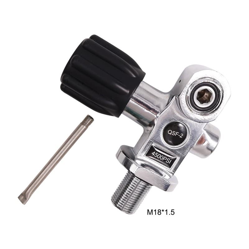 TUXING 4500Psi Scuba Diving DIN/YOKE Tank Valve for Scuba and Snorkel Diving