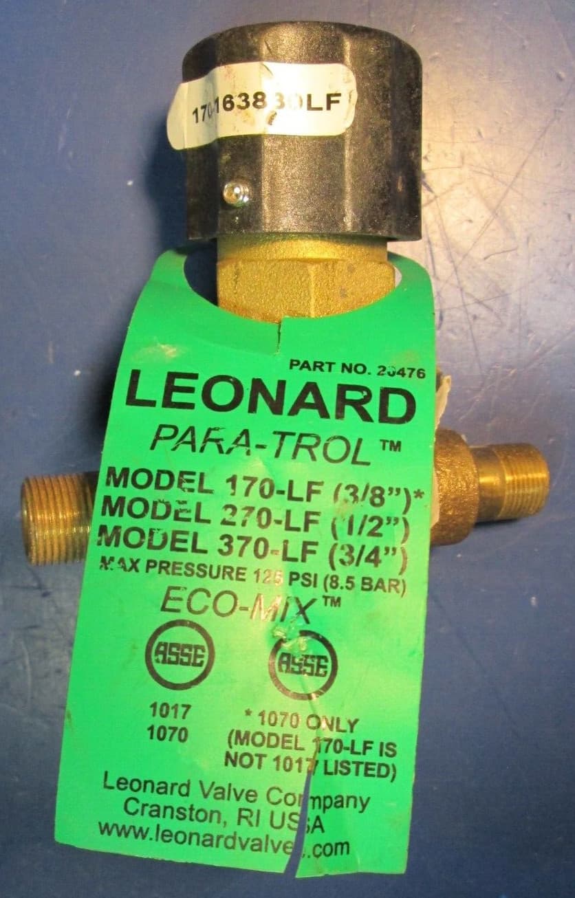 Leonard Valve Co 3/8'' 170-LF Mixing Valve 1070