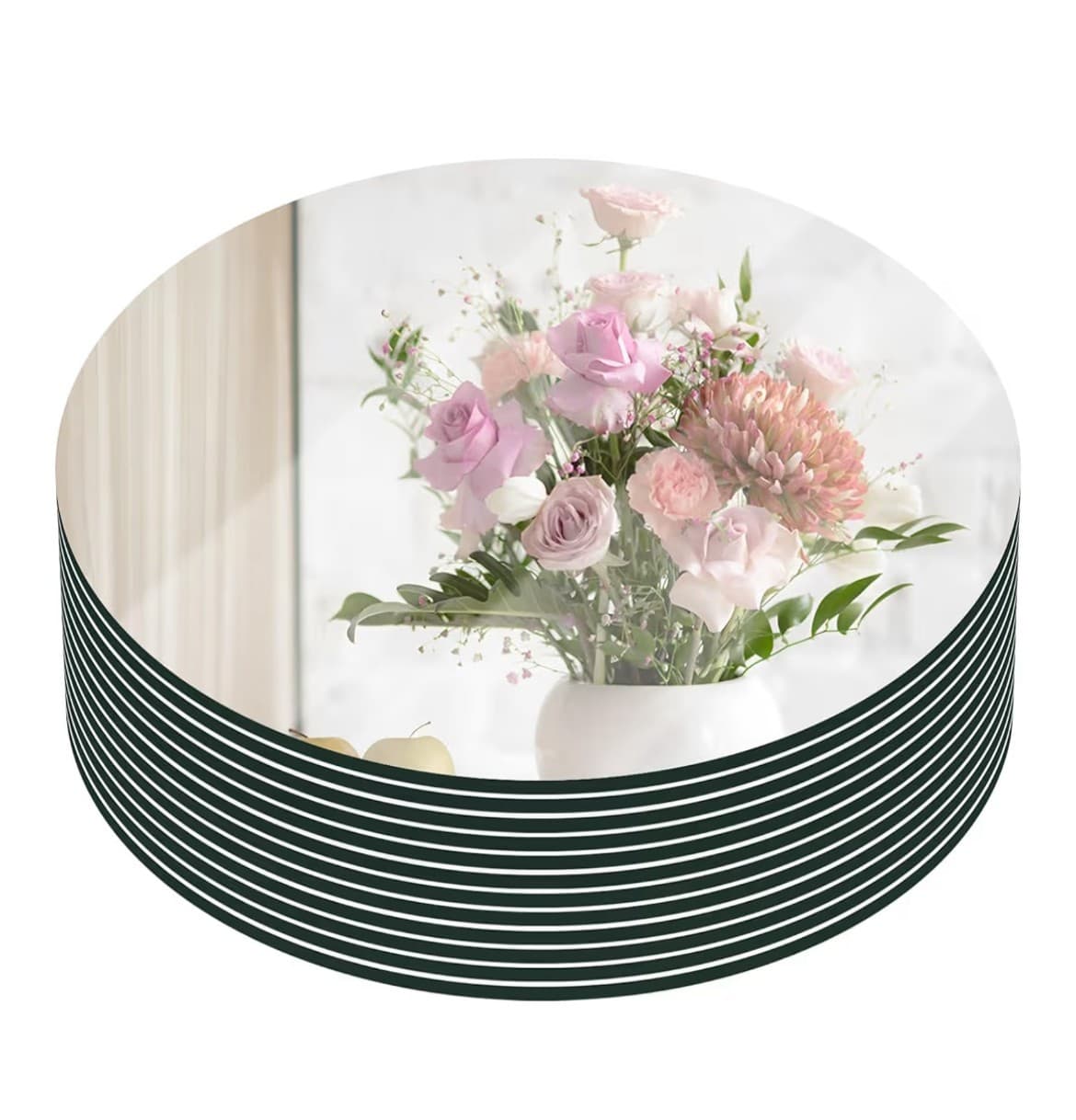 Round Mirrors for Centerpieces 12" Set of 12 Decor for Weddings & Baby Showers