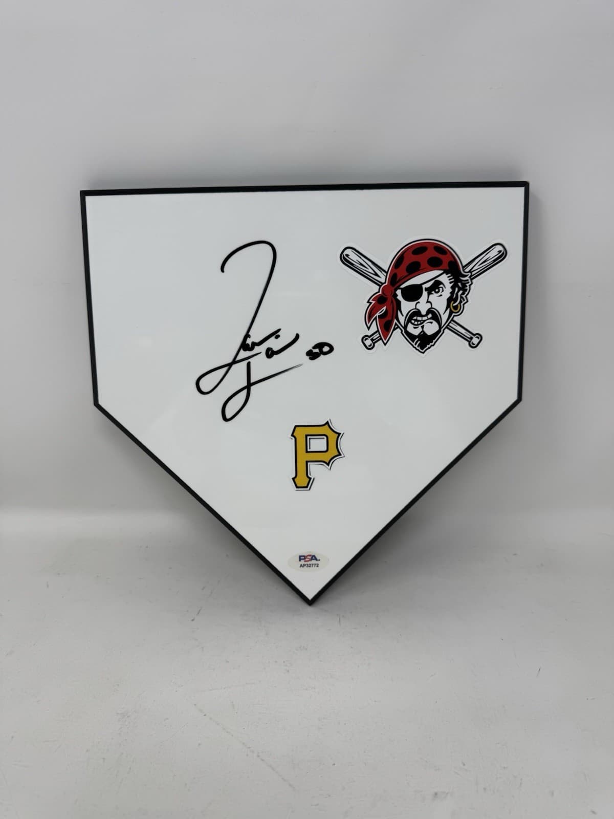 JAMESON TAILLON SIGNED AUTOGRAPH HOME PLATE PLAQUE PITTSBURGH PIRATES PSA COA