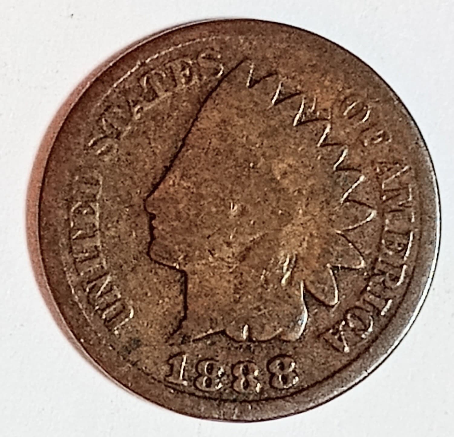 Indian Head Penny "1" Coin Lot 1888*VERY NICE*BETTER DATE $ FREE SHIPPING $ #620