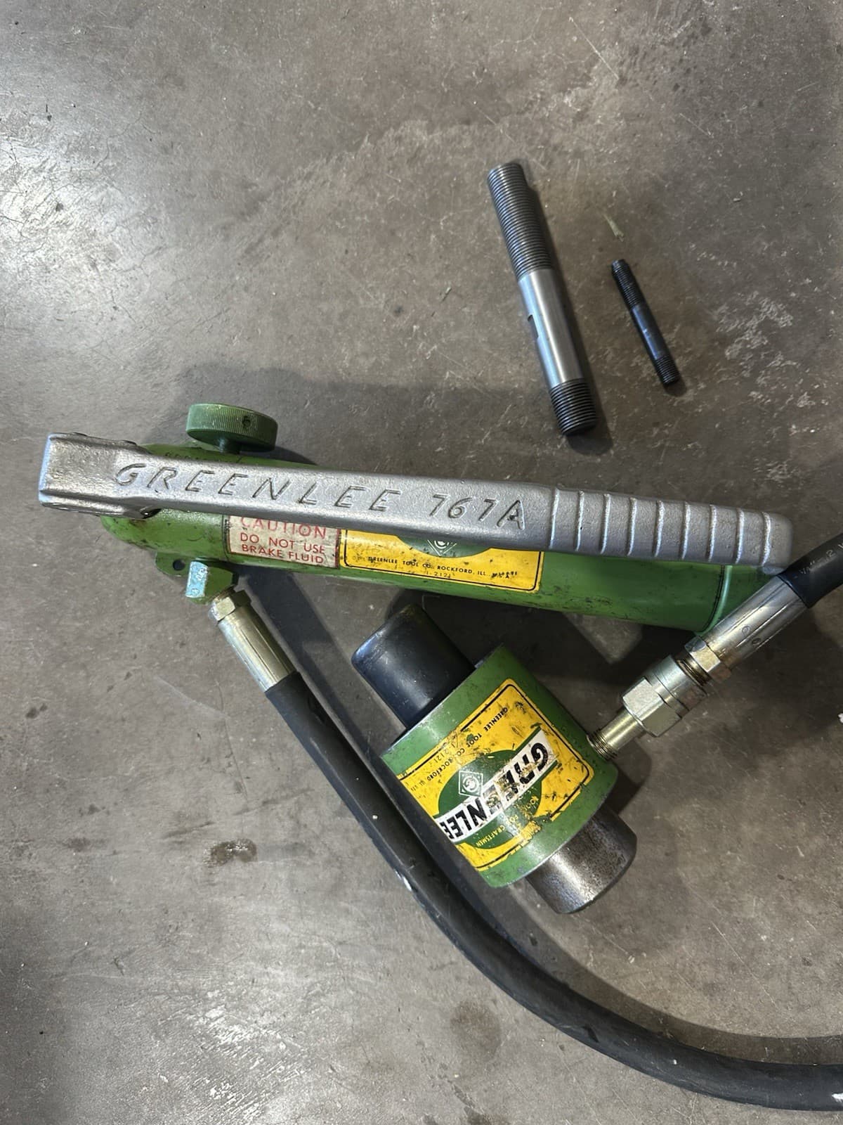 Greenlee Hydraulic Knockout Punch 767A Ram