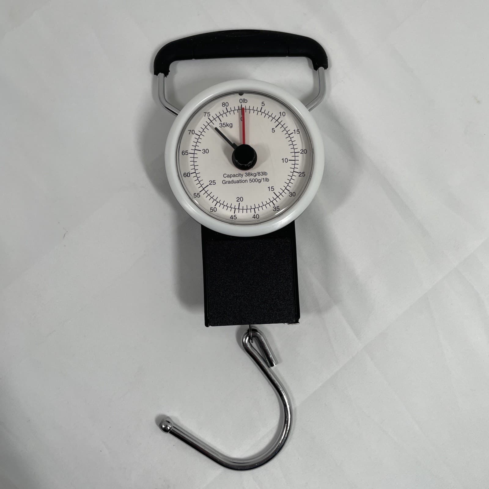 Mechanical Luggage Scale with a Tape Measure 80 Lbs.
