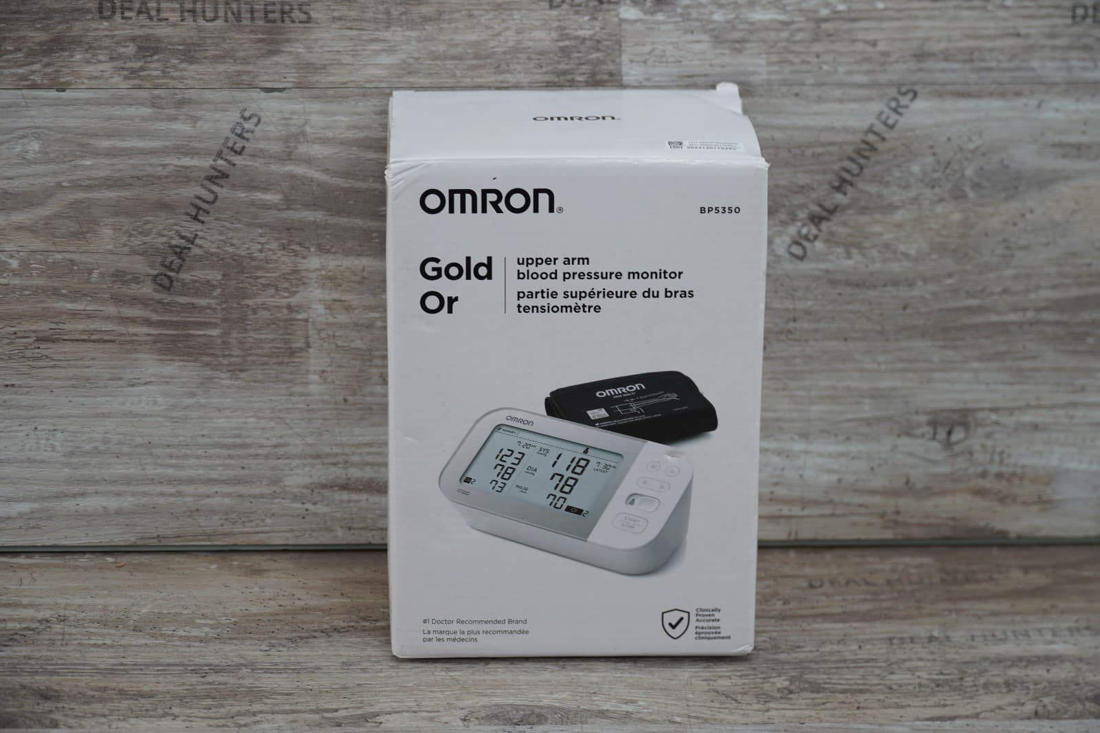 OMRON GOLD Or Upper Arm Blood Pressure Monitor BP5350 9-17" Case Battery Works