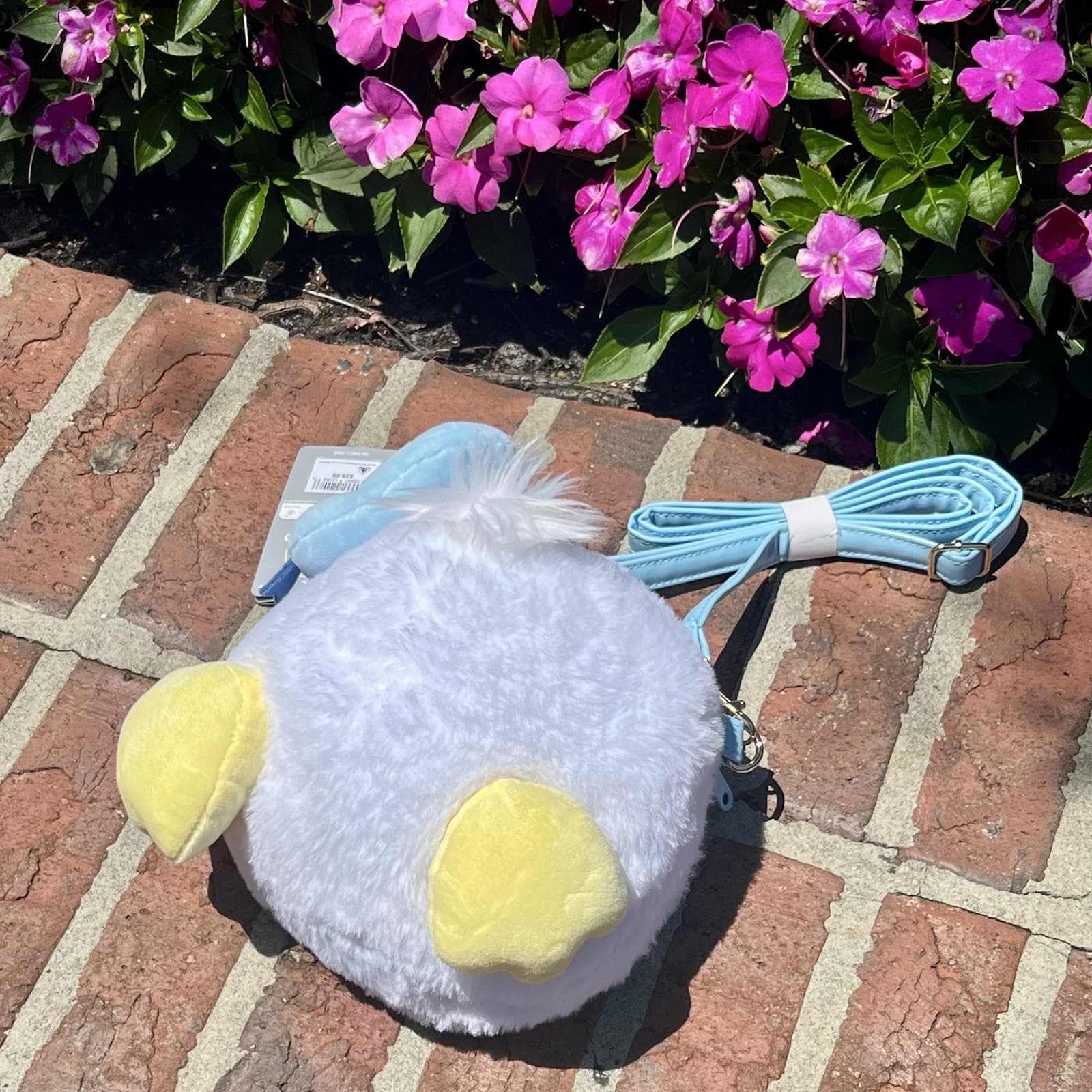 *NEW* Disney Japan Donald Duck Birthday Butt Bag Plush Crossbody Bag