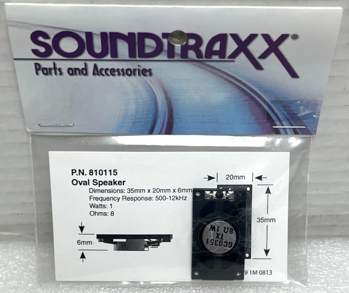 SOUNDTRAXX 810115 35x20x6mm 1 WATT OVAL SPEAKER