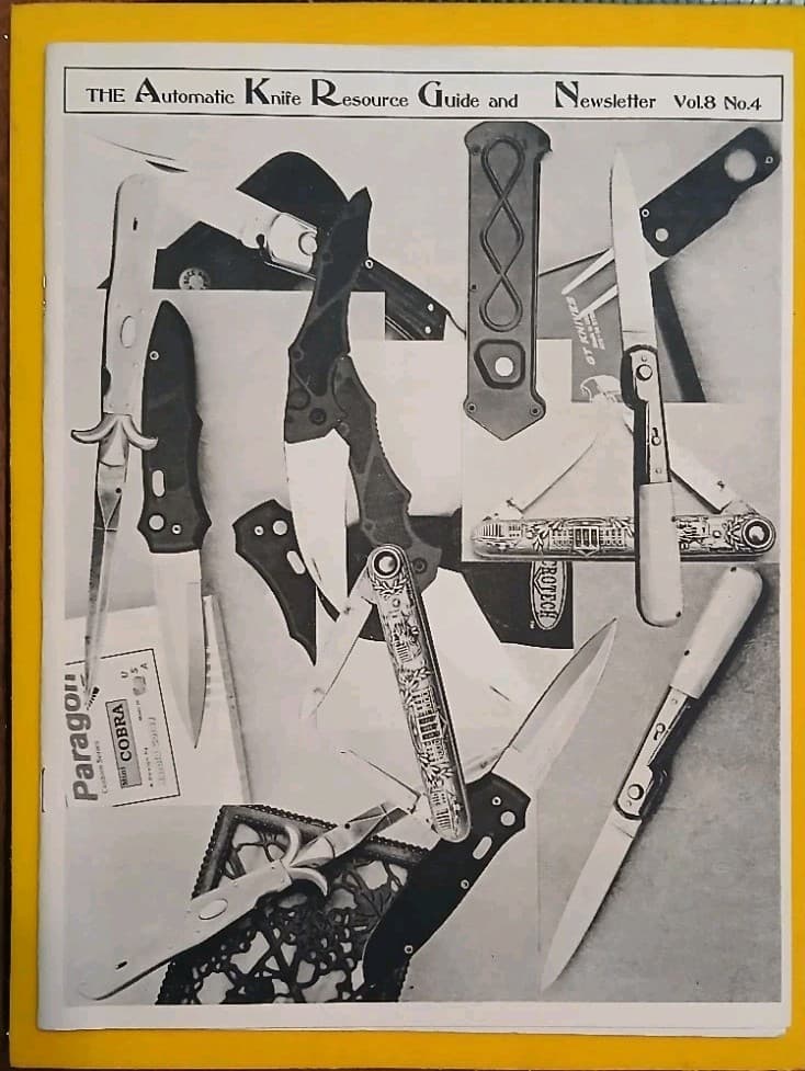 The Automatic Knife Resource Guide And Newsletter - Vol.8 No.4