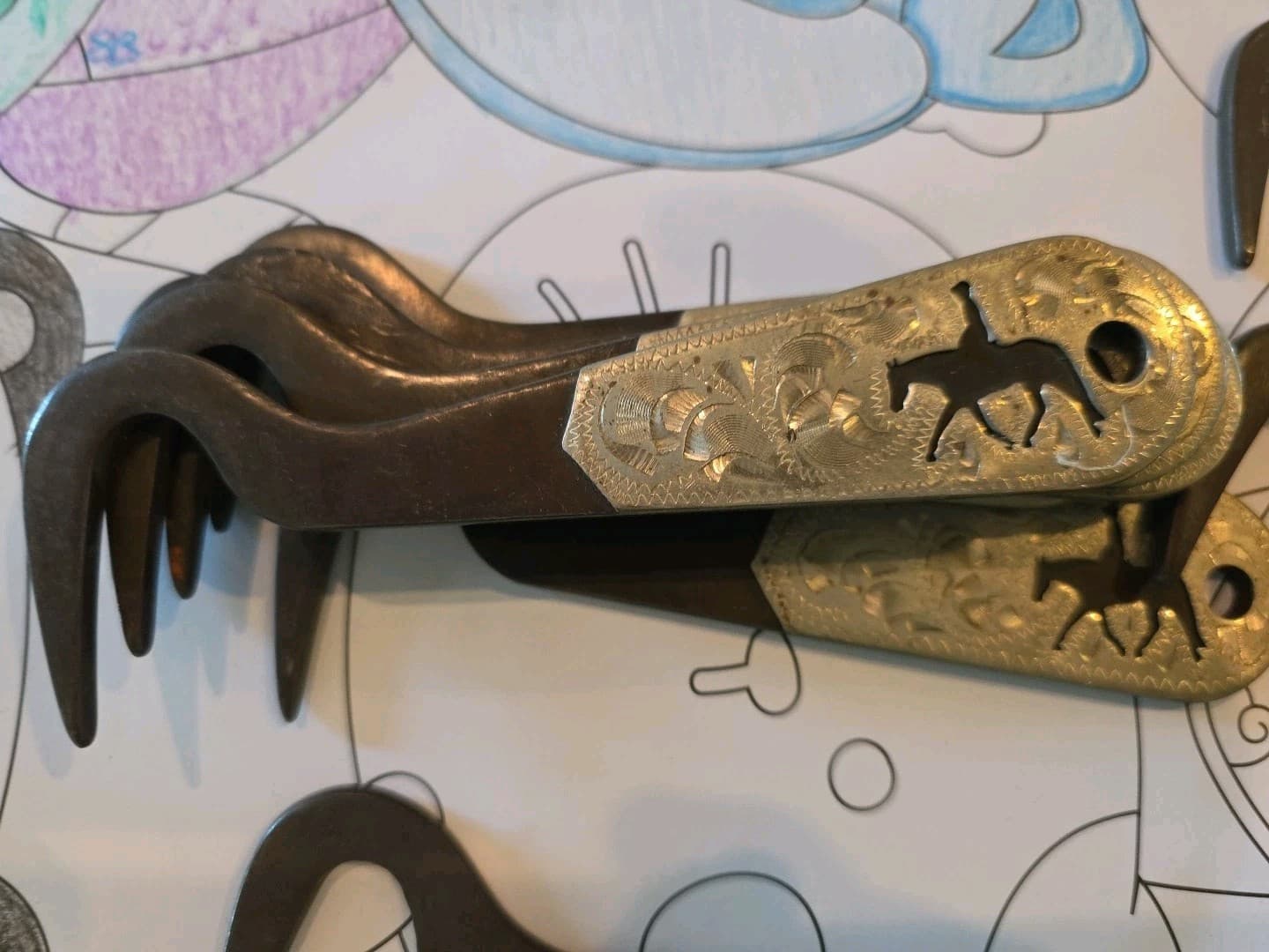 🐎 Hoof Pick / Metal Hoof Pick With Cowboy Design 🐎