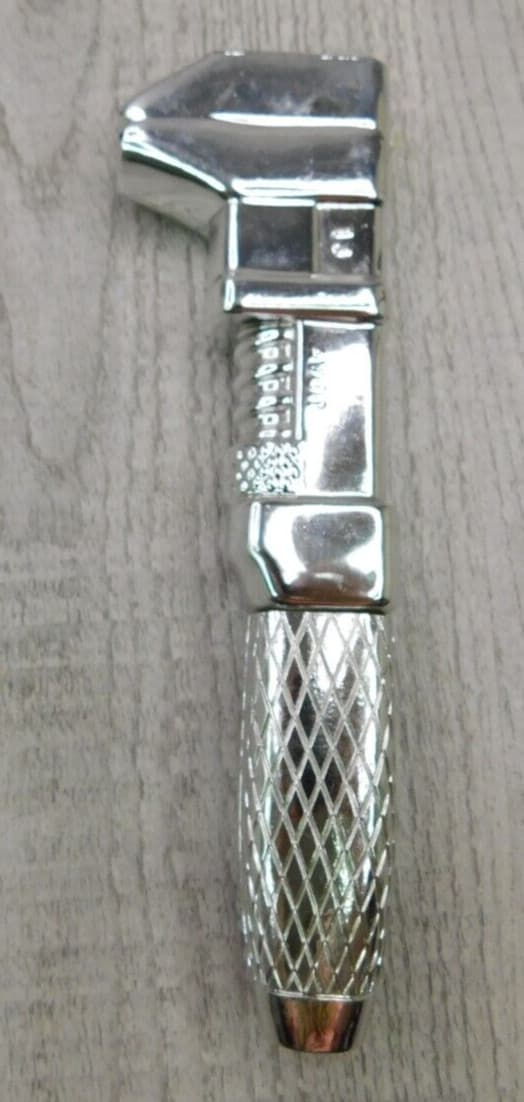 Vantage After Shave Silver Carpenter Cologne Decanter Mancave Wrench Tools