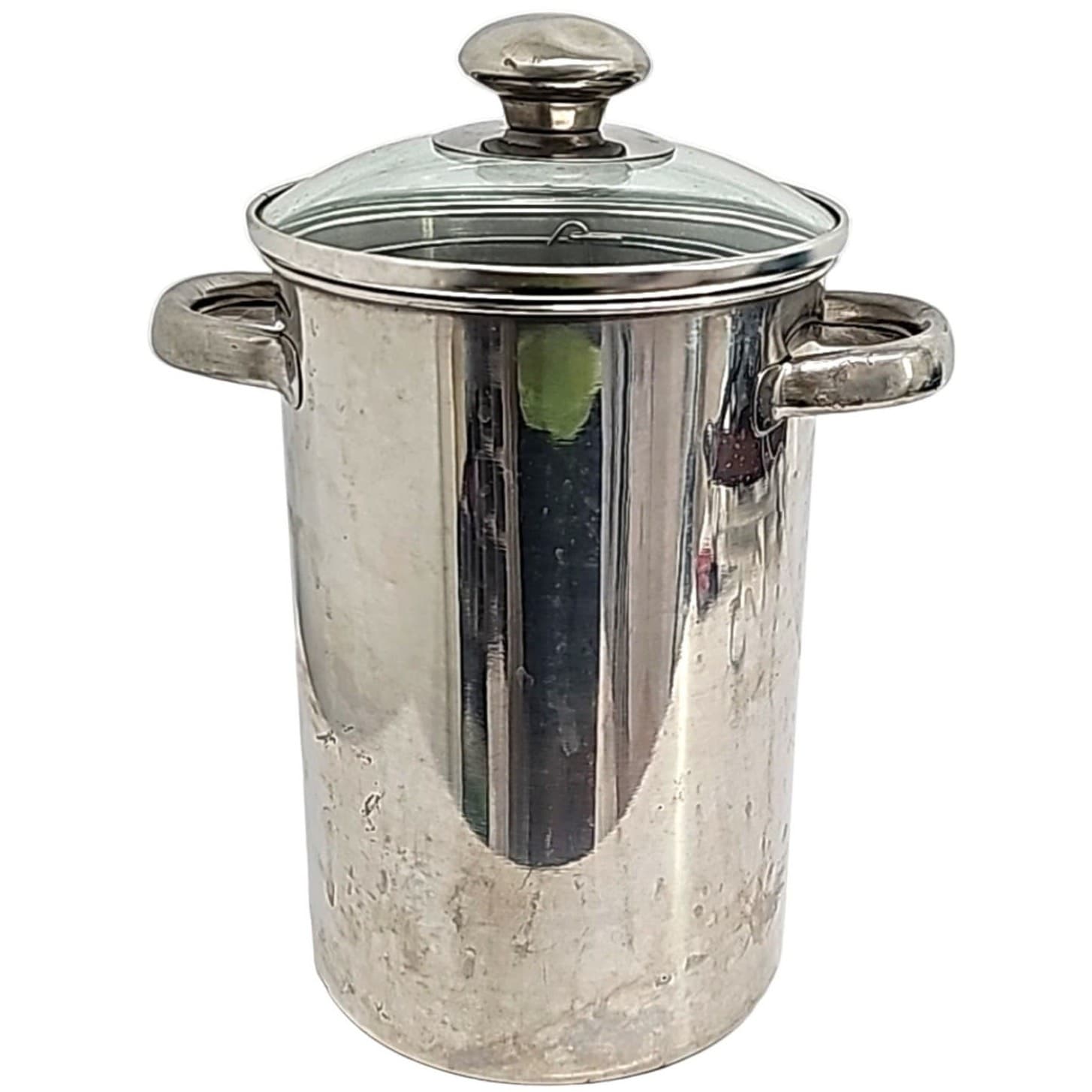 Stainless Steel 3 Qt. Unbranded Vegetable Steamer w/Lid Double Handle 11" x 8"