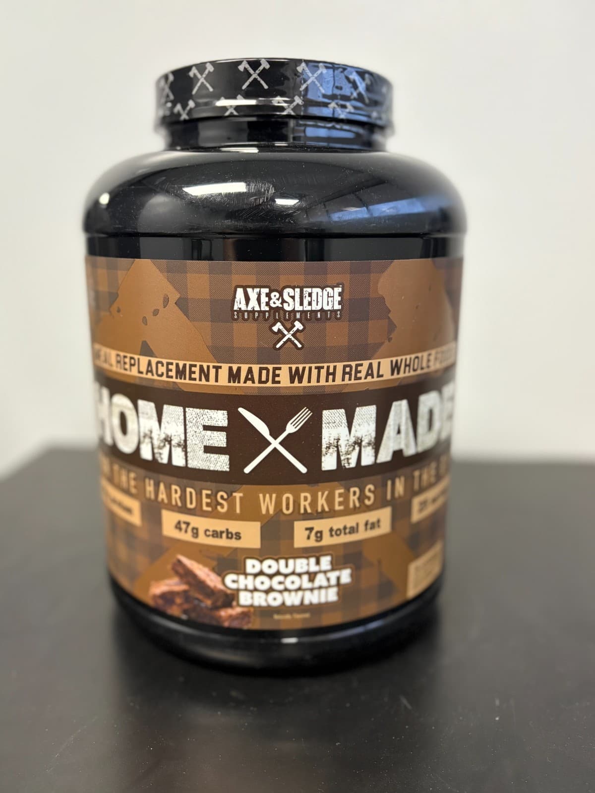 NEW Axe & Sledge Home Made Meal Replacement 6.4lbs Double Chocolate Brownie