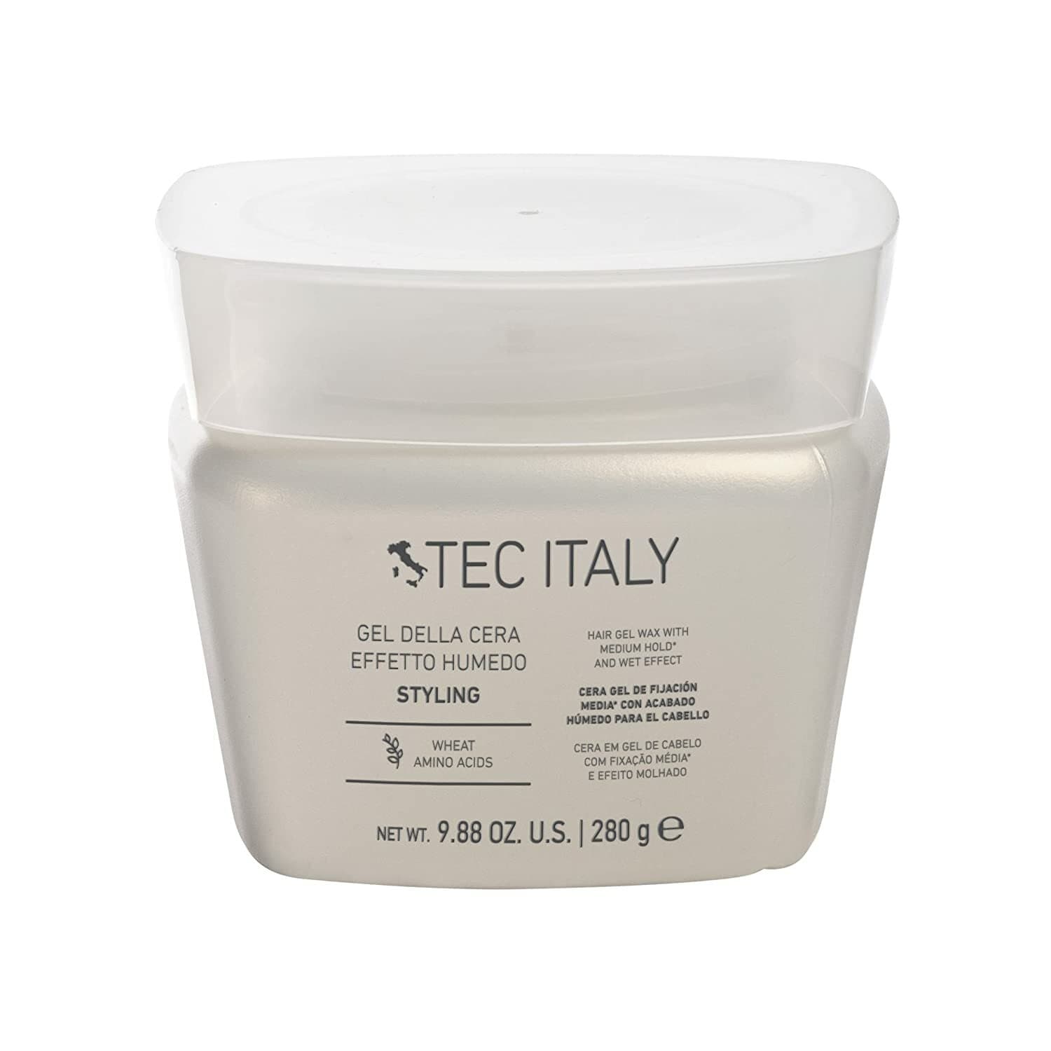TEC ITALY Gel Della cera effetto humedo 9.8oz / Wet Look hair gel med hold