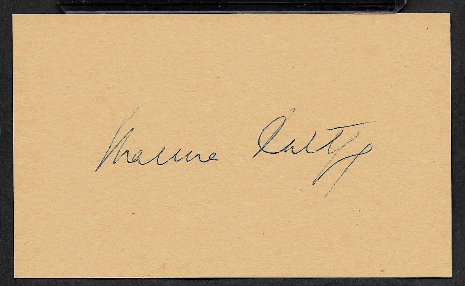 Hanna Reitsch Test Pilot Autograph Reprint On Original Period 1940s 3X5 Card