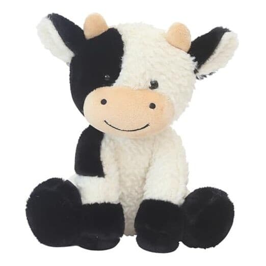 9 inches Cow Stuffed Animal Soft Plush Cute Cow Doll for Boys Girls Style 1