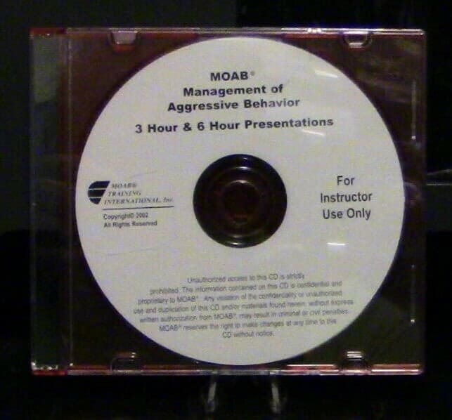 Management of Agressive Behavior 3 HR & 6 HR Presentations CD For Instructors