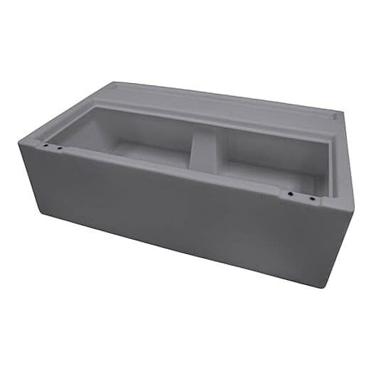 36-Inch Pontoon Bench Seat Base Grey