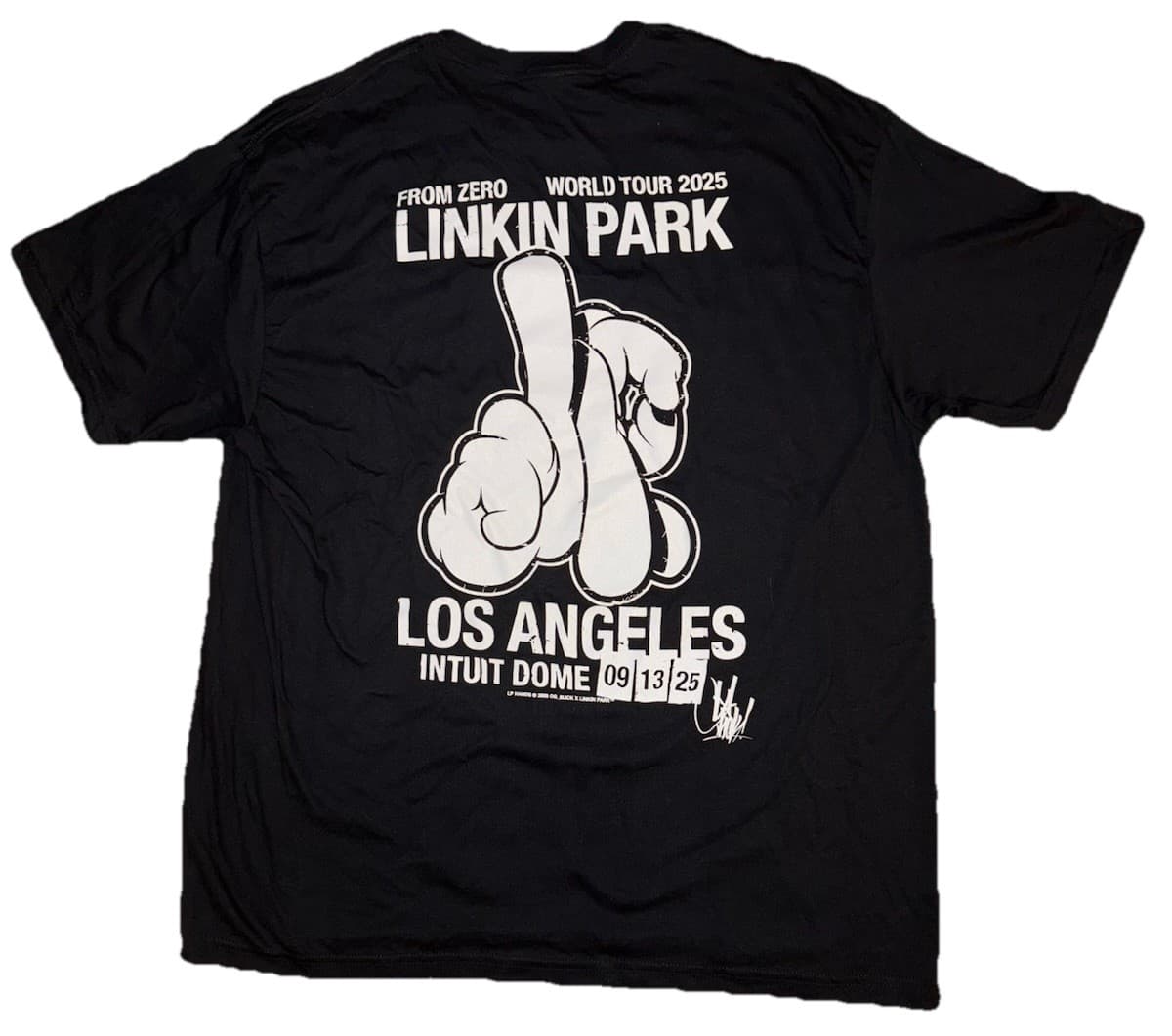 Linkin Park LA 2025 OG Slick 2XL Event T Shirt Intuit Los Angeles Brooklyn Emily