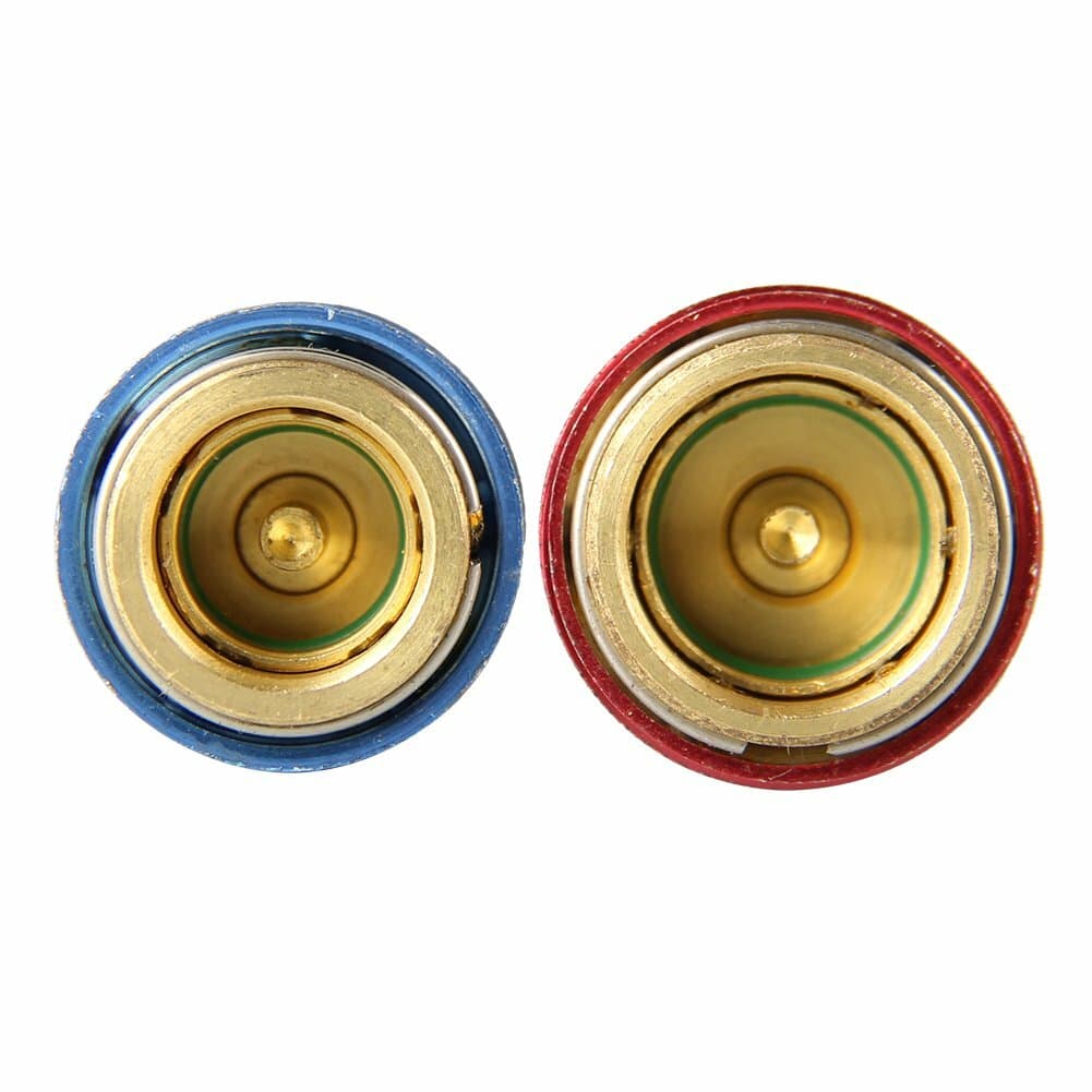 Auto A/C Manifold Air Condition Quick Connector Coupler High Low Adapters Kit