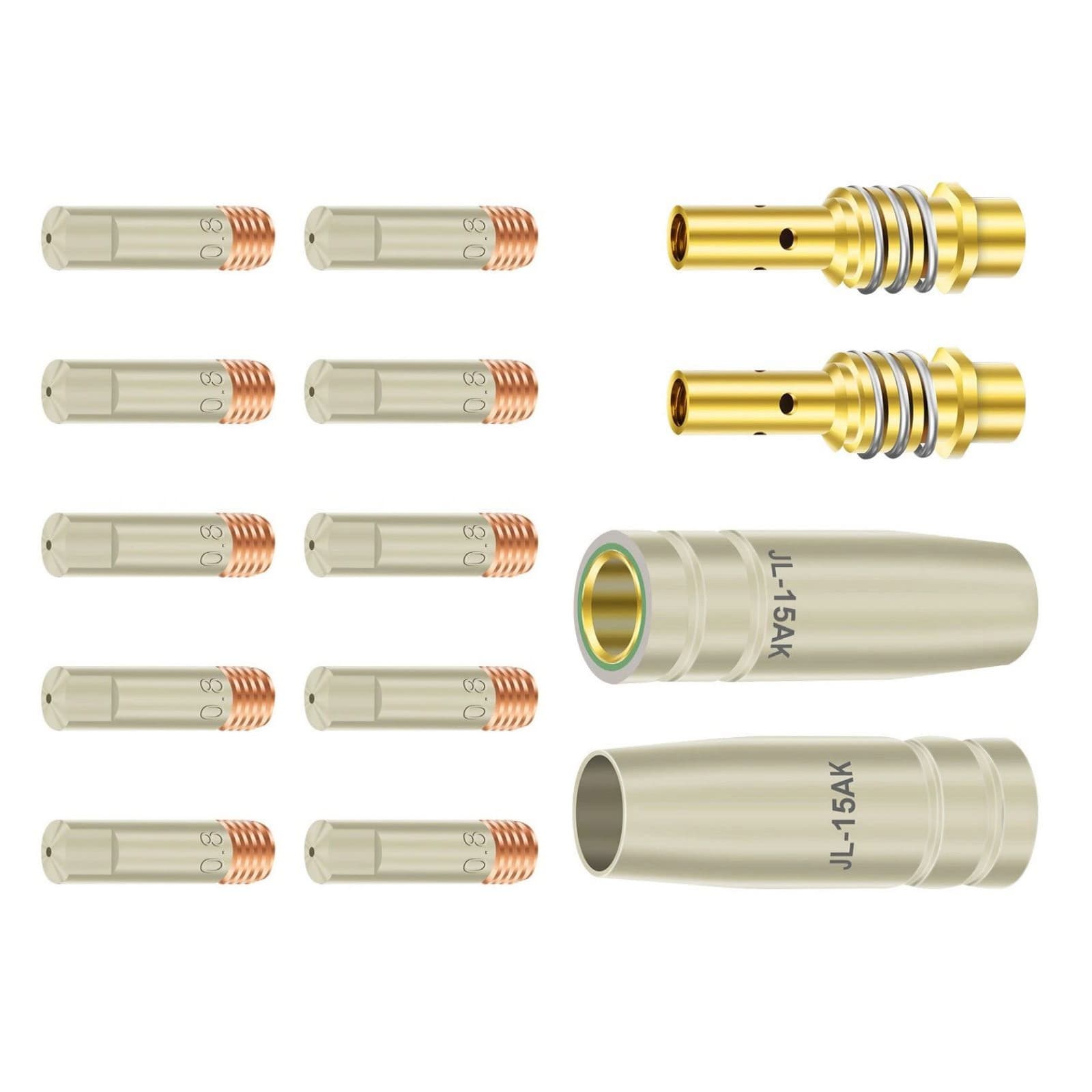 14pcs New For 15AK MIG MAG Welding Torch Kit Ideal for automotive welding