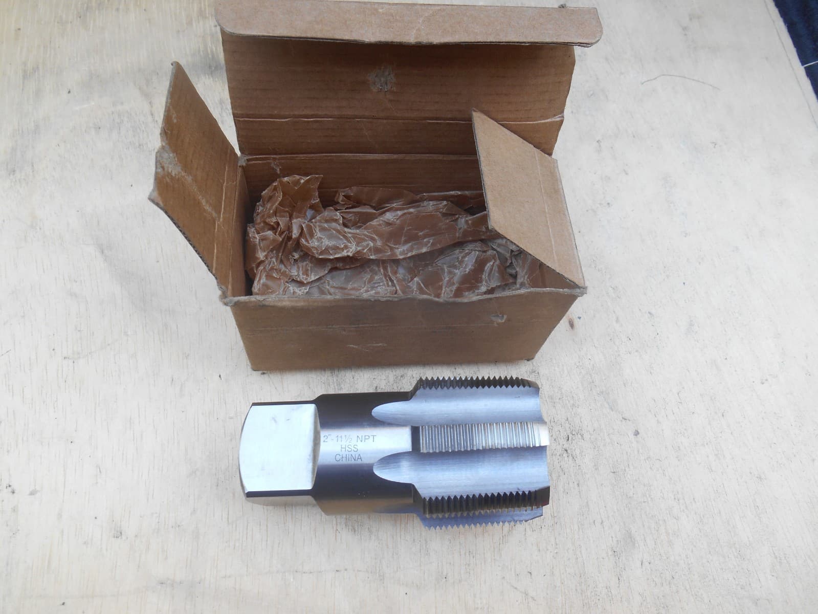 2-11 1/2" NPT pipe tap HSS