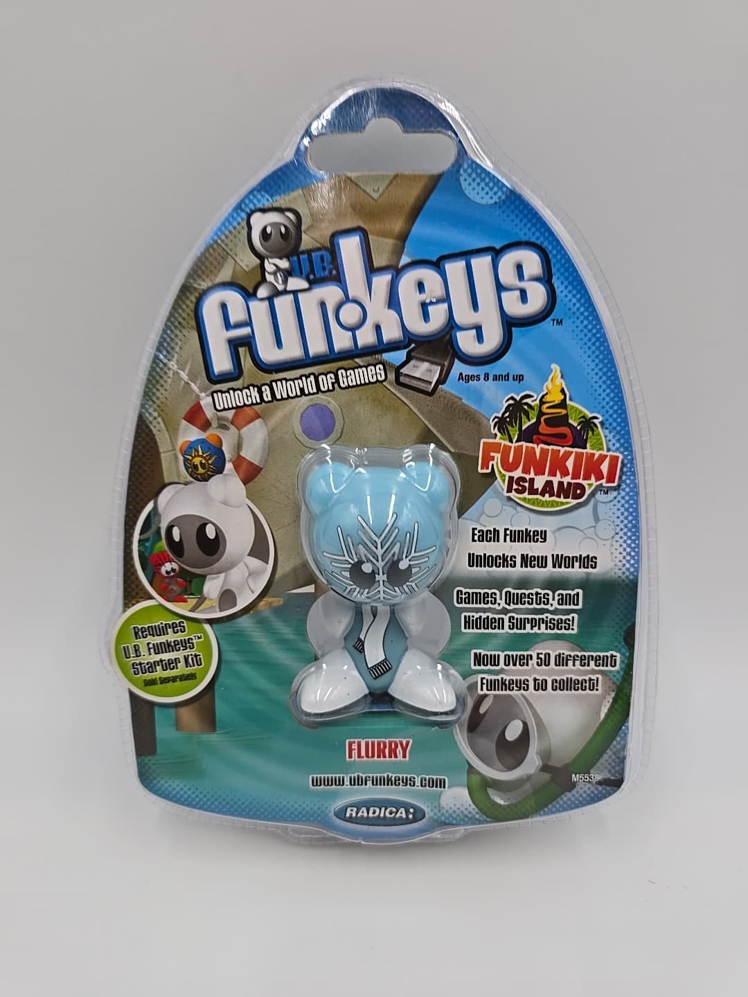 Radica U.B. Funkeys Flurry Funkiki Island Game Action Figure