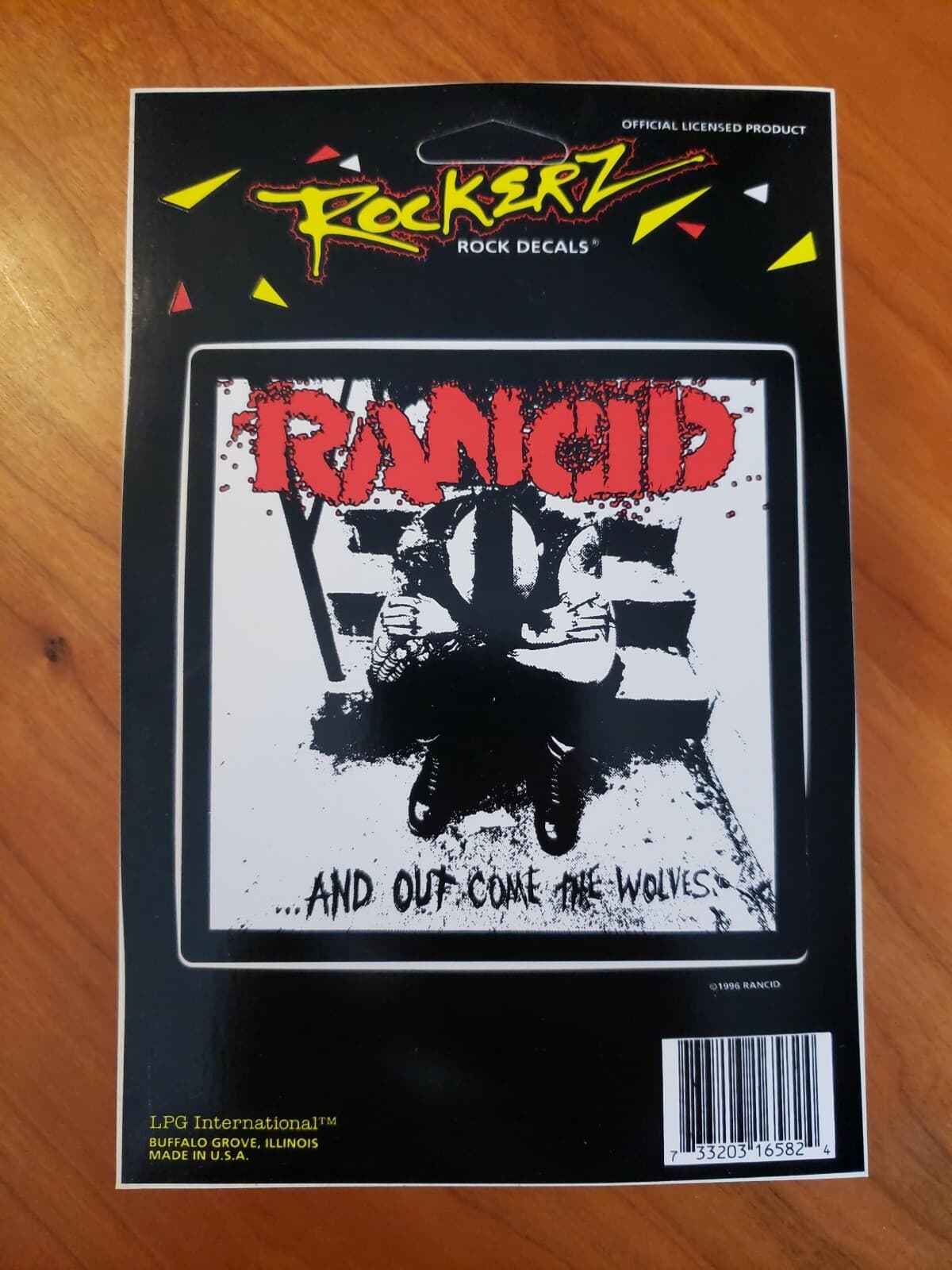 Rancid Sticker Decal NOS