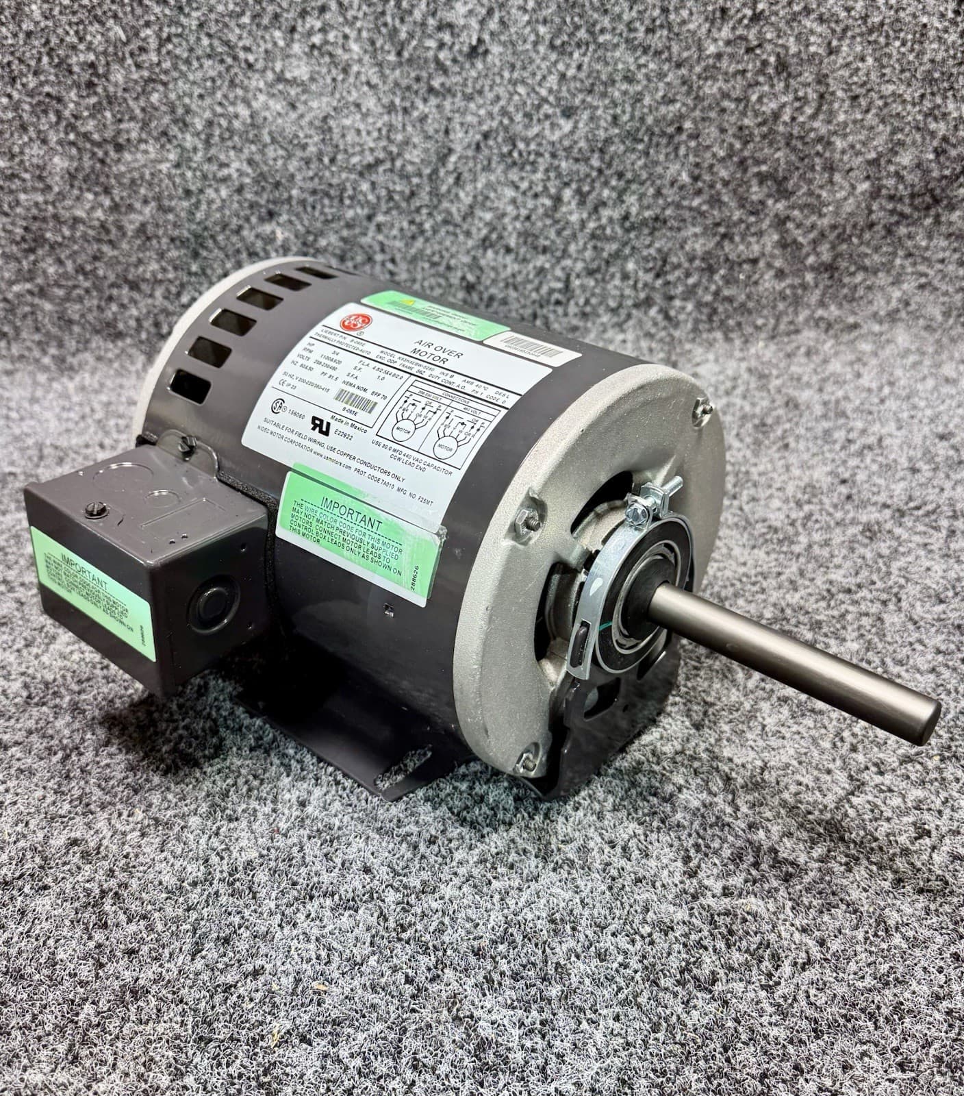 LIEBERT KIT-095E Air Over Condenser Motor 208-230/460V AC, 3/4 hp, 1 Phase