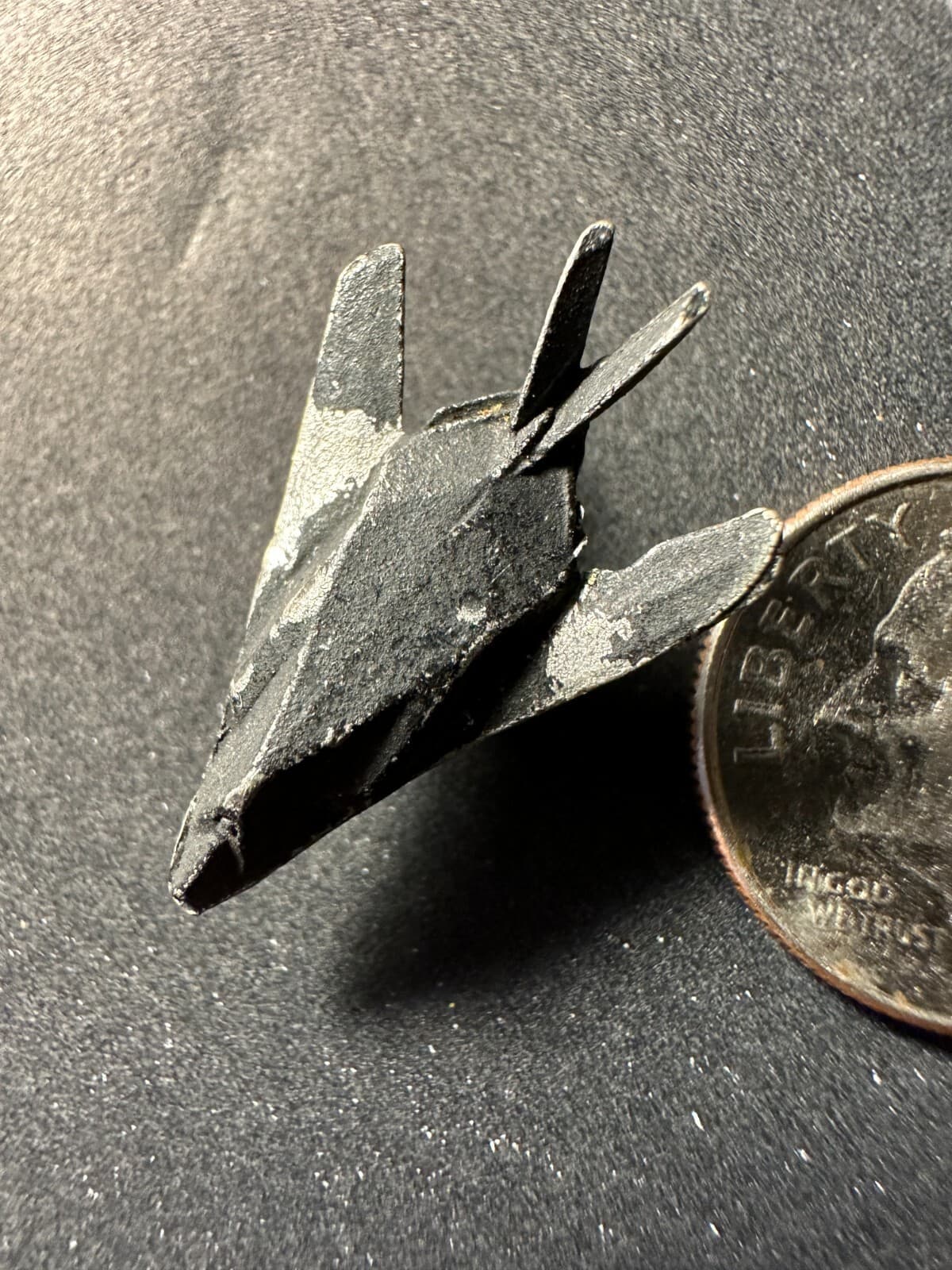 Aviation F-117 NIGHTHAWK stealth attack aircraft Lapel Pin Hat Pin All Black