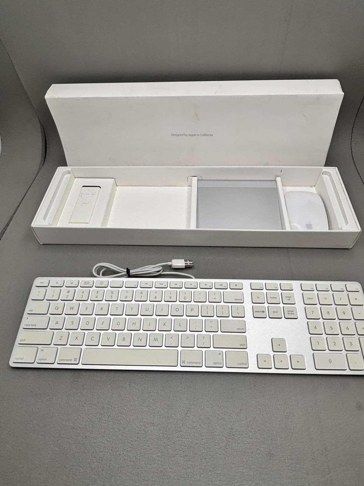 2007 Apple A1243 Keyboard, Magic Mouse, Trackpad, Remote Bundle For iMac/Mac Pro