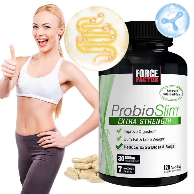 Force Factor ProbioSlim Capsules - Relieve bloating and promote digestive health