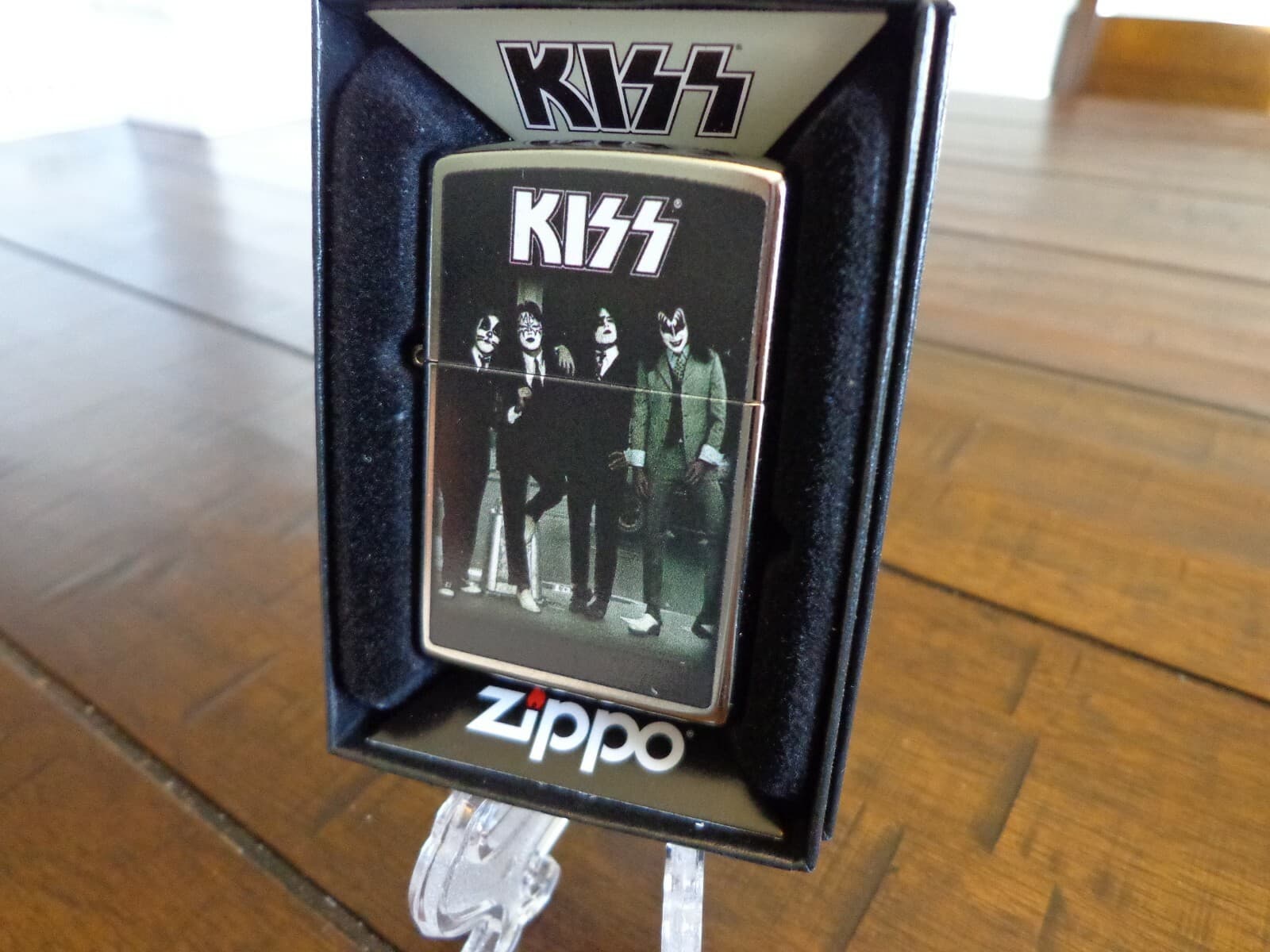 KISS THE BAND IN SUITS PORTRAIT DRESSED TO KILL ALBUM ZIPPO LIGHTER MINT IN BOX
