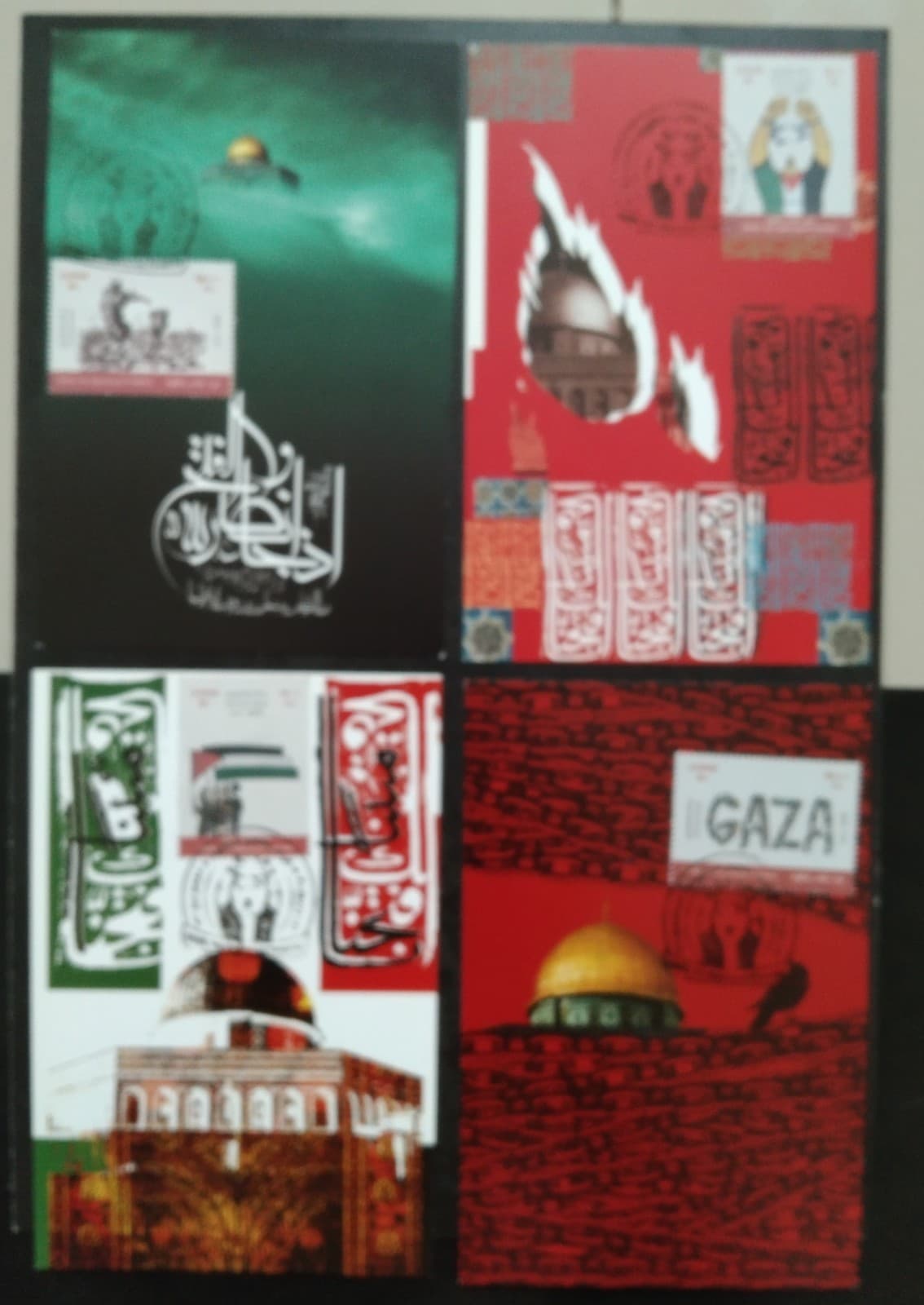 Middle East Palestine Gaza The Oppressed Powerful Post Cards 2024-ZZIAA