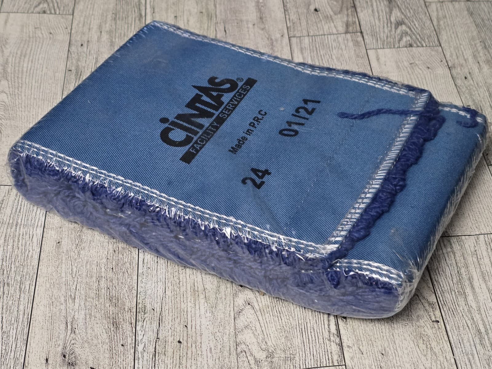 Cintas Facility Services Mop Head #24 Janitorial Floor Cleaning Supplies Blue