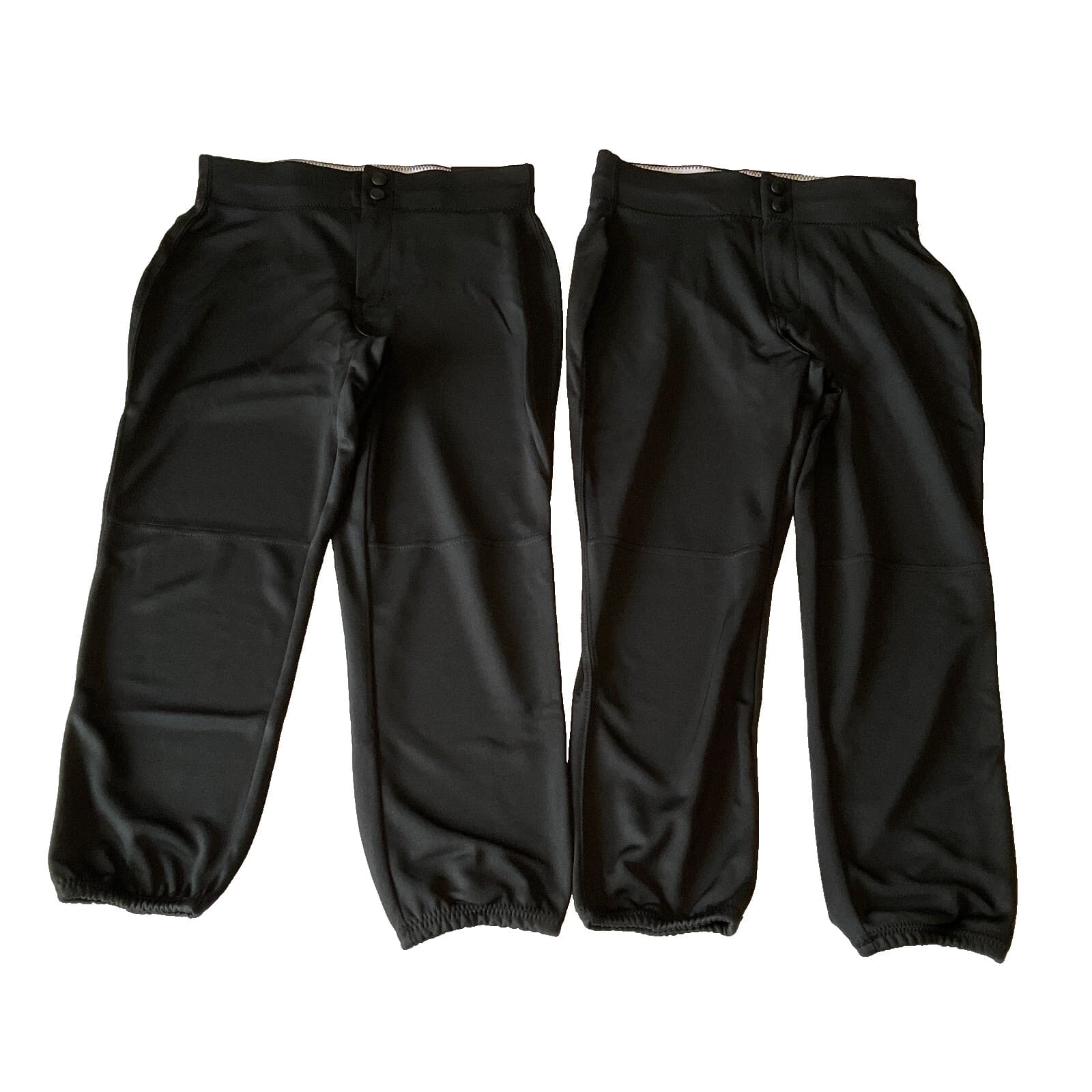 Champro Softball Pants Womens Size S Black Stretch Fireball Knickers 2 Pair