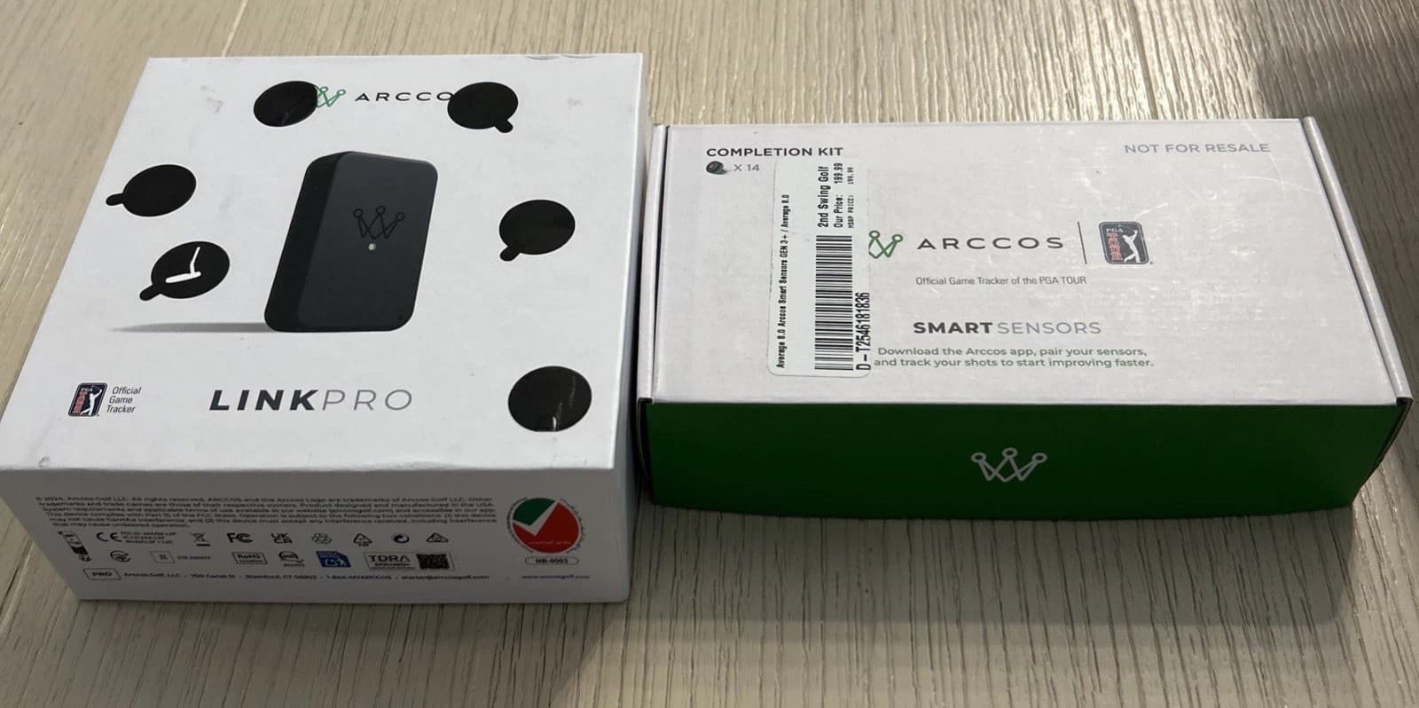Arccos Link Pro W/Smart Sensors (14) Gen 3+ Golf Shot Tracker