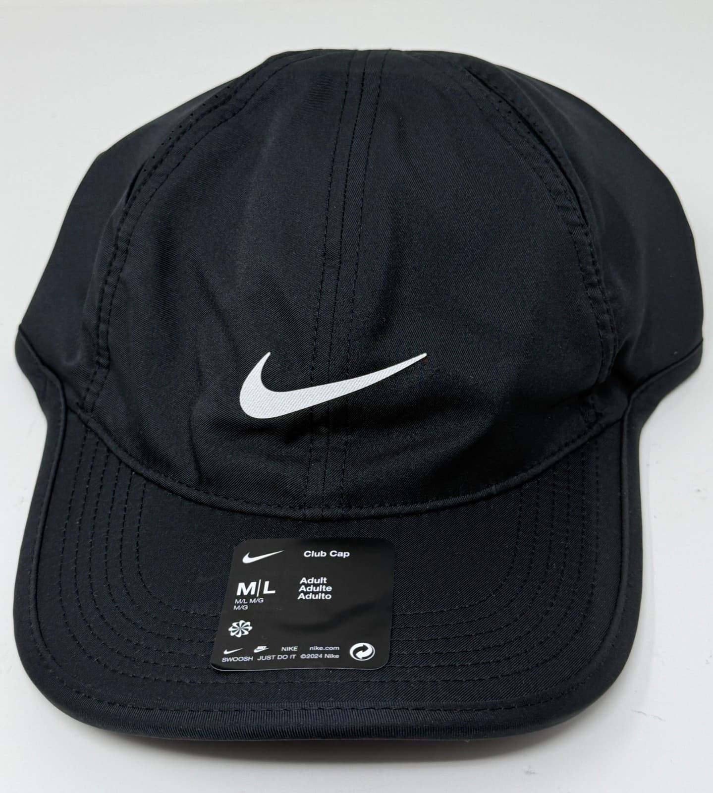 Nike FB5682-010 Dri Fit Fly Unstructured Reflective Cap M/L