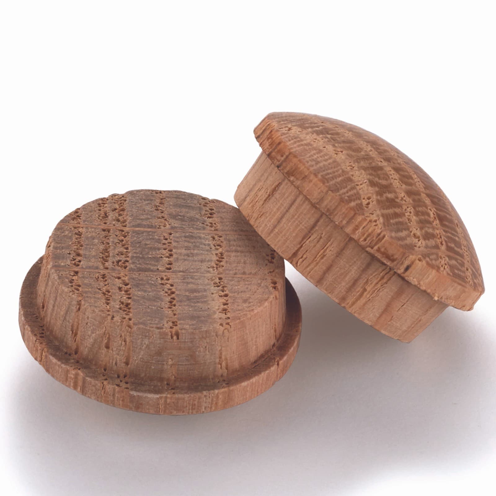 Oak Button Top Screw Hole Plugs 1" 4 pack