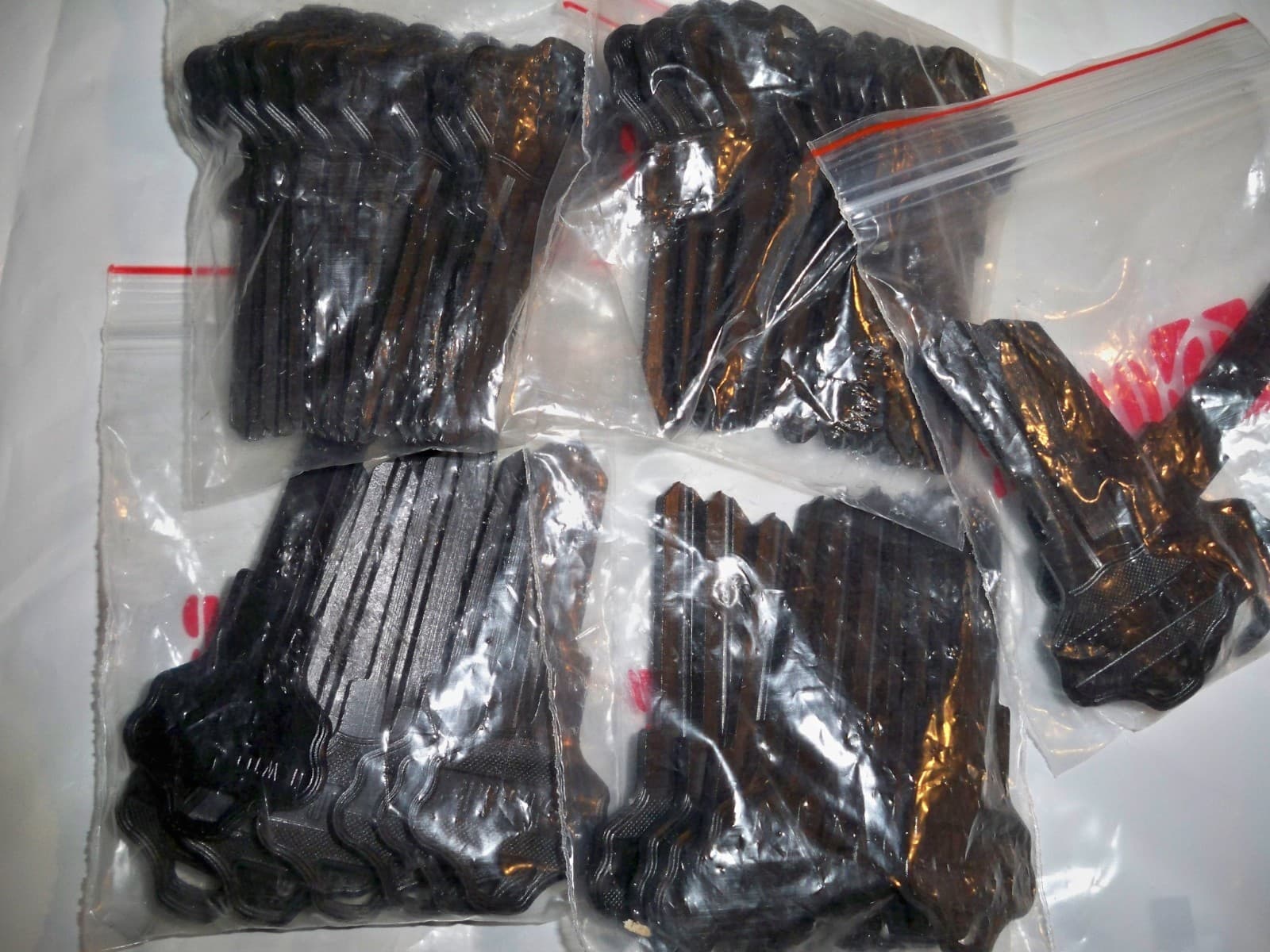 KW-1/KW-10 - (45 Ct.) BLACK Lightweight Aluminum Titanium Key Blanks "BLOWOUT"