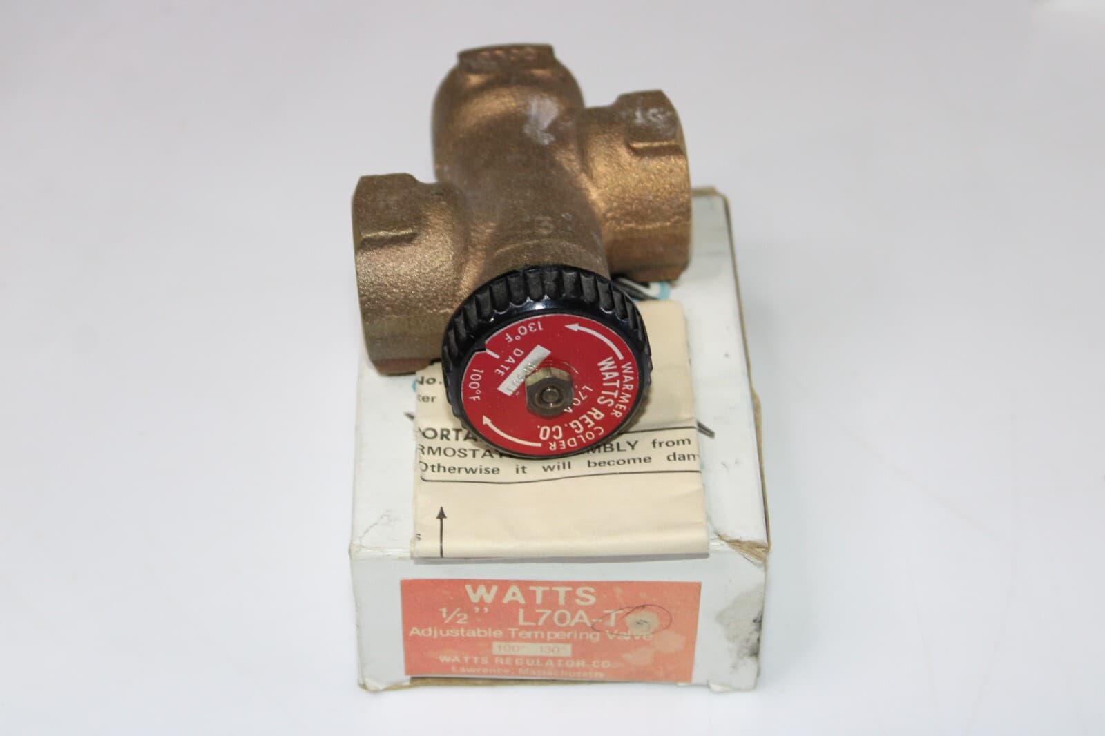 WATTS 1/2" Hot Water Extender Tempering Valve L70A-T BRAND NEW IN BOX
