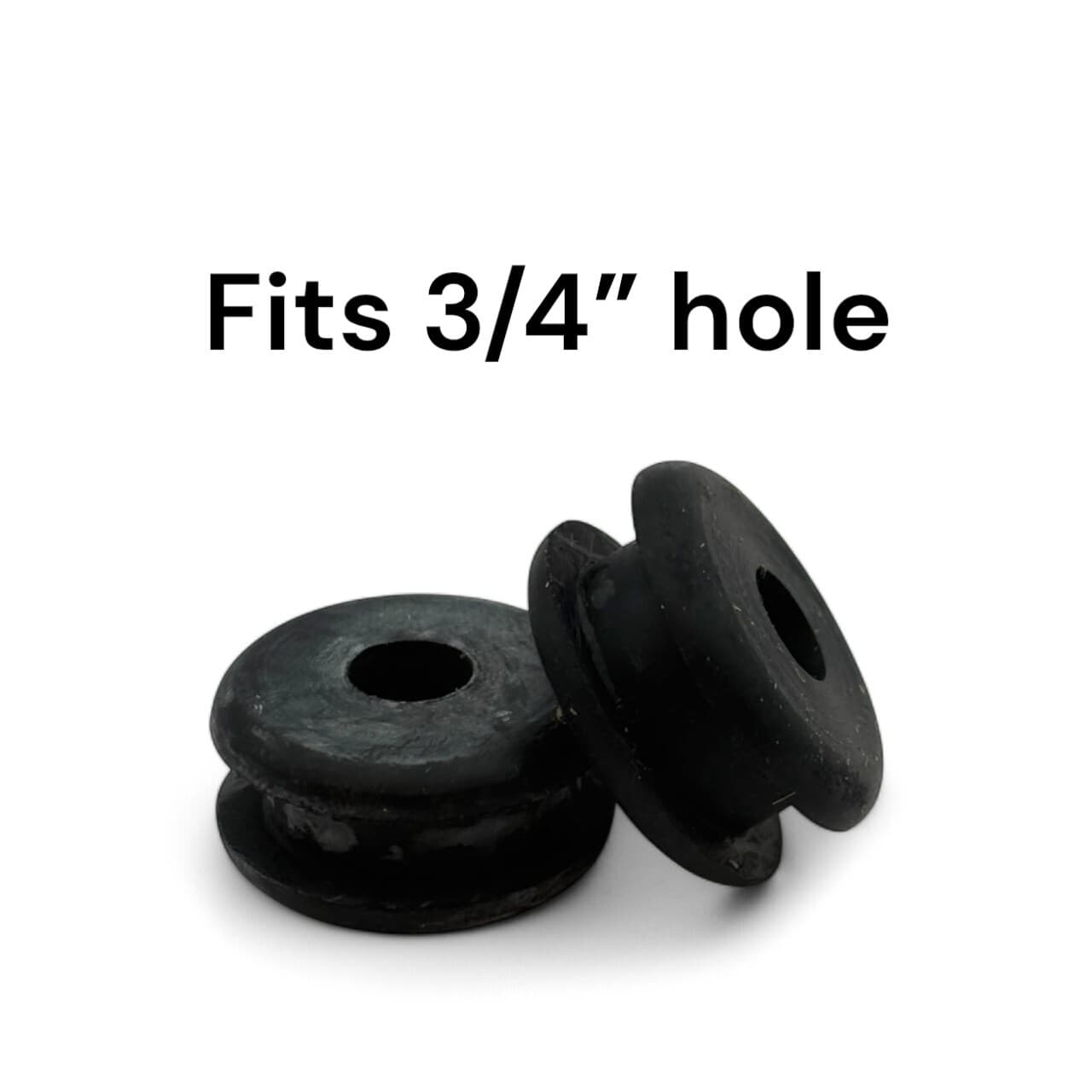 Rubber Grommet to fit 3/4" Hole in 1/4" Thick Panel - 5/16" Inner Diameter