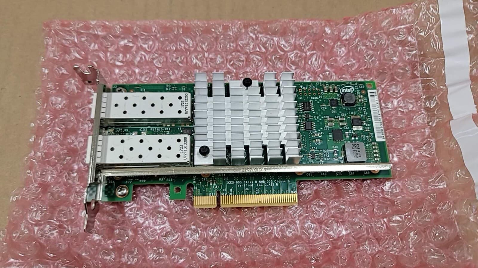 Dell 0XYT17 0942V6 Intel X520-DA2 Dual Port 10G SFP+ PCIe with low profile