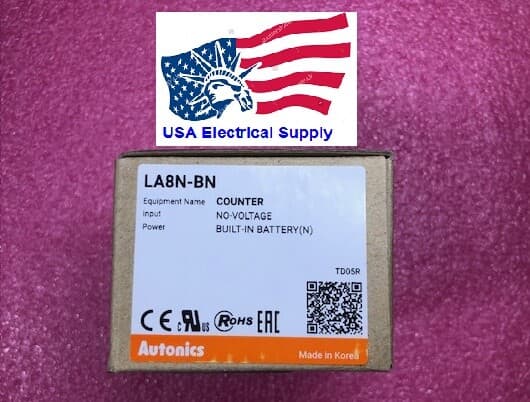 LA8N-BN Autonics Counter, Totalizer, LCD, 1/32 DIN, 8-Digit, No Voltage Input