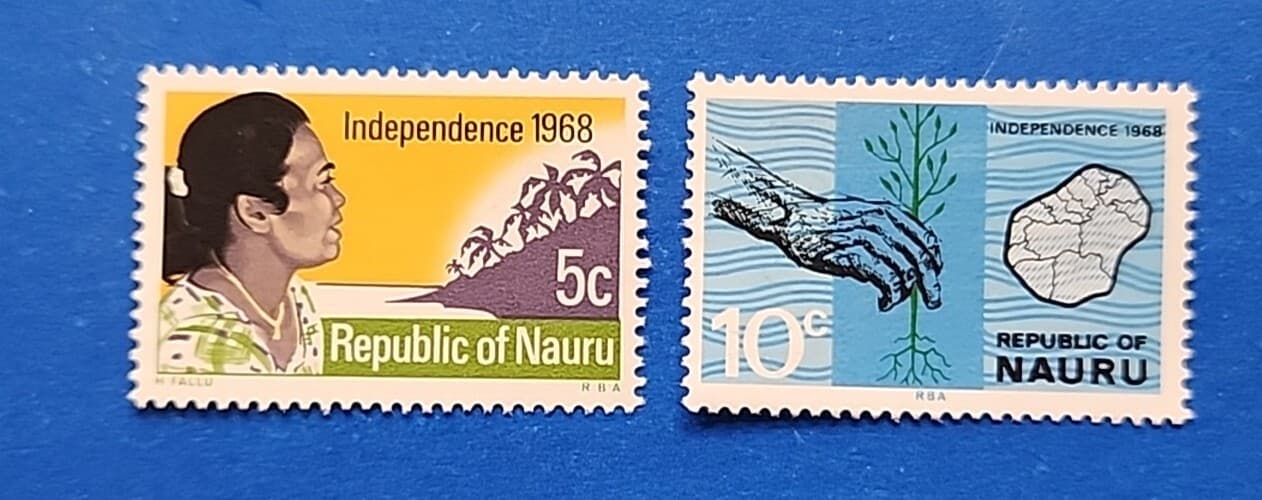 Nauru Stamps, Scott 86-87 Complete Set MNH