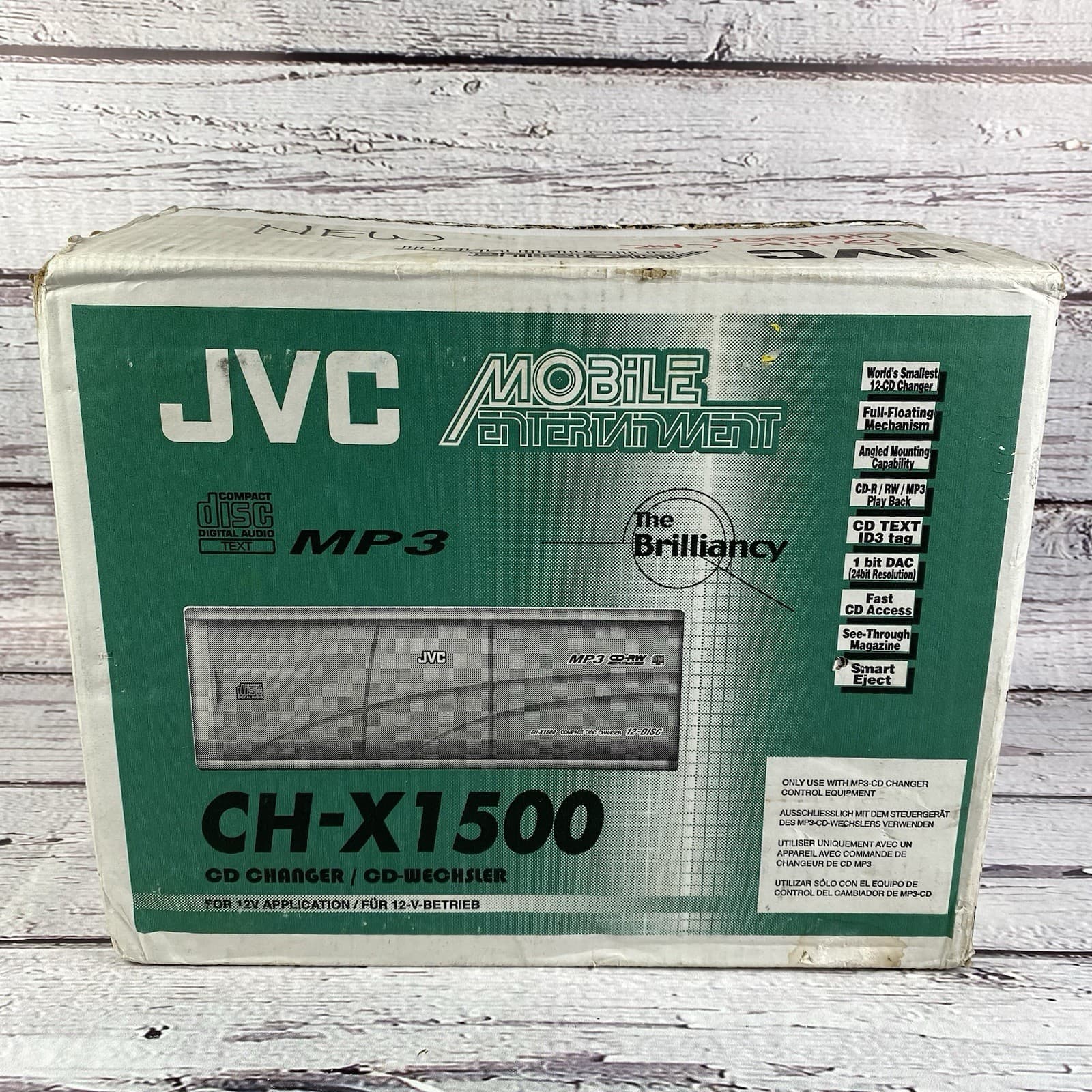 JVC CD Changer CH-X1500 Car Audio 12-Disc Mobile Entertainment 12V Application