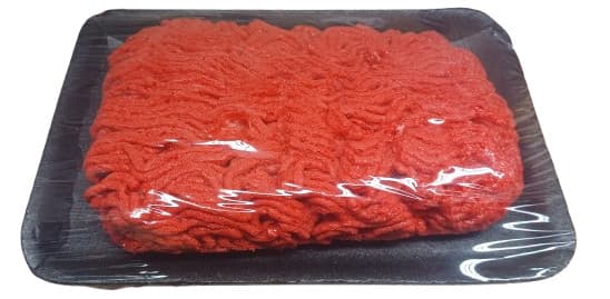 Fake Food Prop Display Ground Beef Grocery Store Packaging