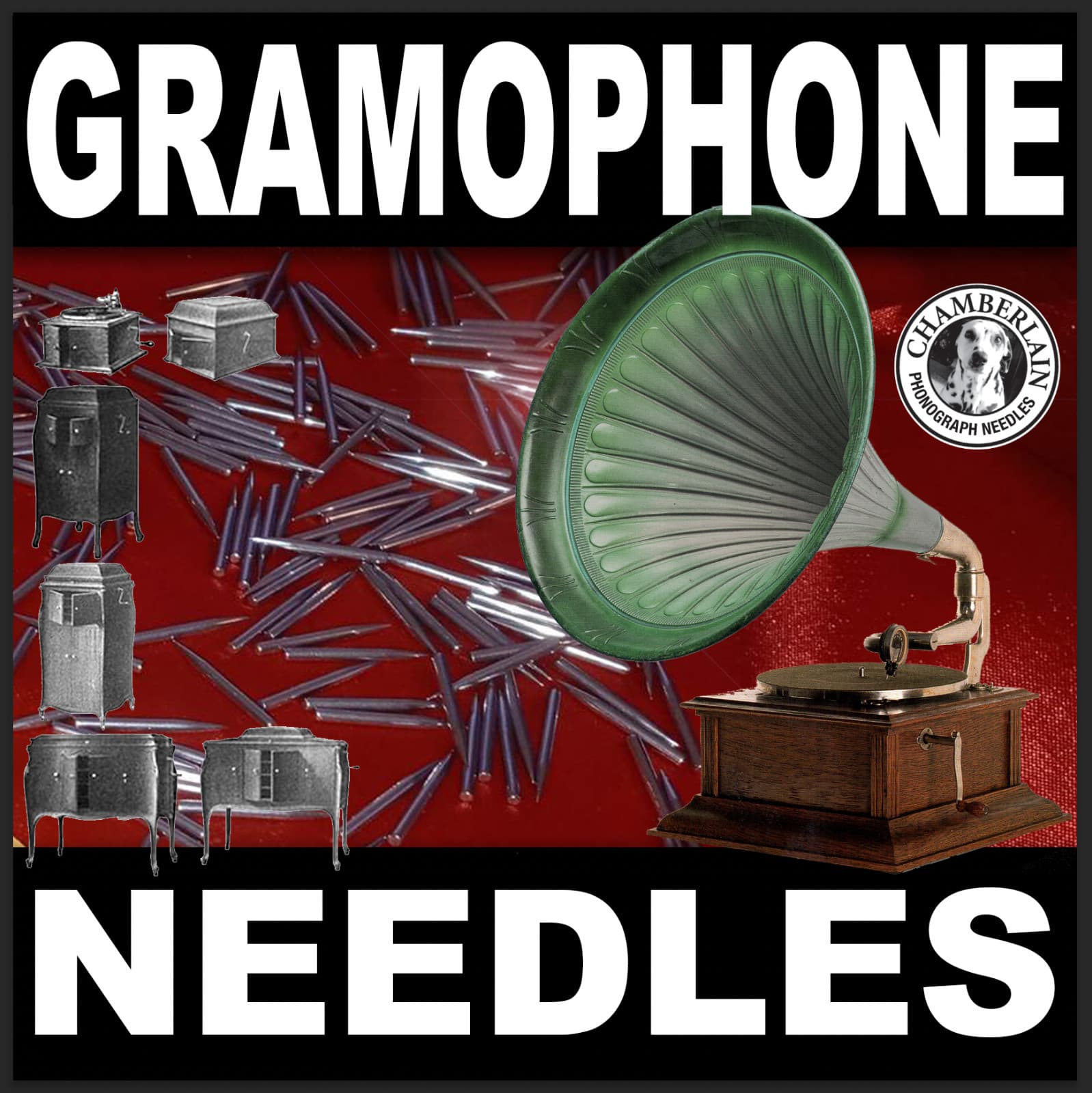 100 SOFT tone Gramophone Record Player NEEDLES for Phonograph & Victrolas record