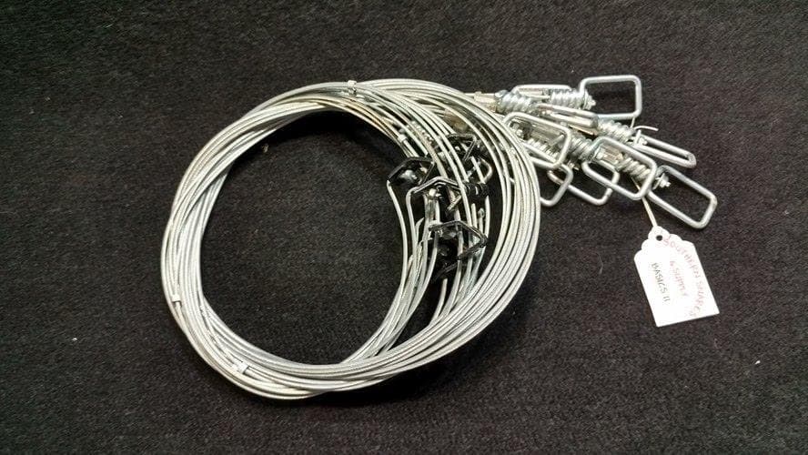 1 DOZEN LOADED SOUTHERN SNARES 60" 5/64 MICRO LOCK TRAPPING COYOTE SNARE