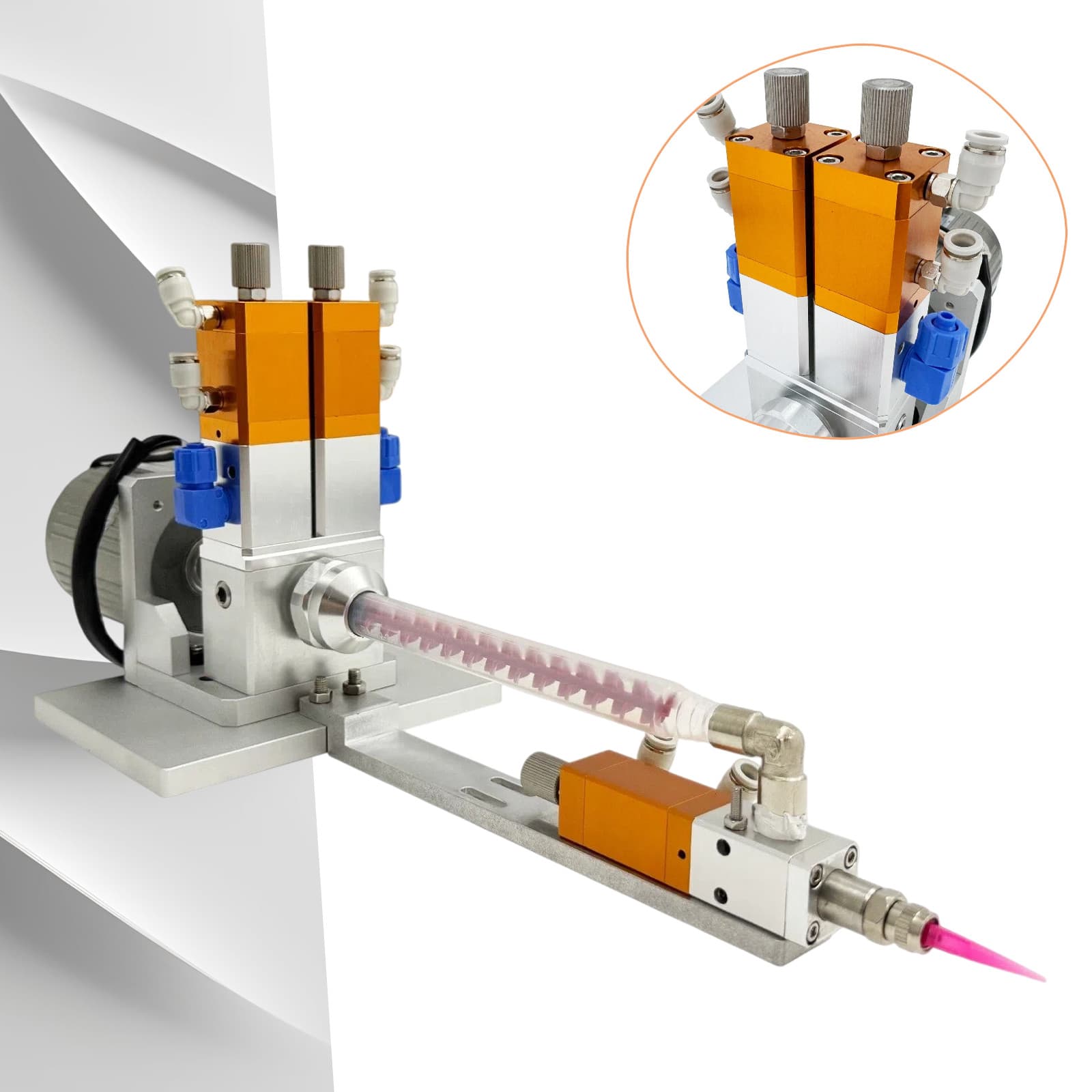 AB Two-Component Dispensing Valve Drip-Proof Electric Stirping Mixing 110V 3:1